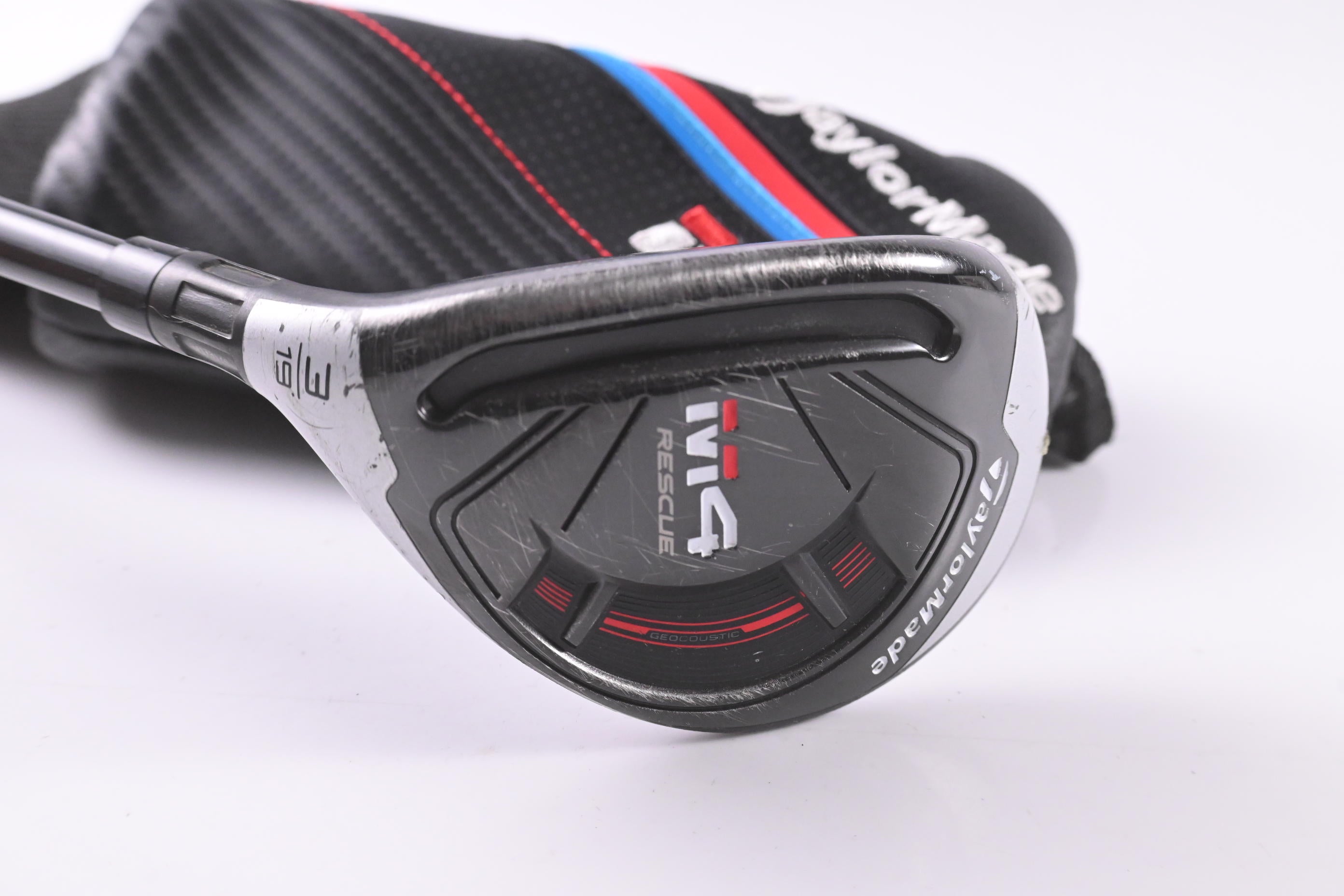Left Hand Taylormade M4 #3 Hybrid / 19 Degree / Regular Flex Fujikura Atmos Red 6