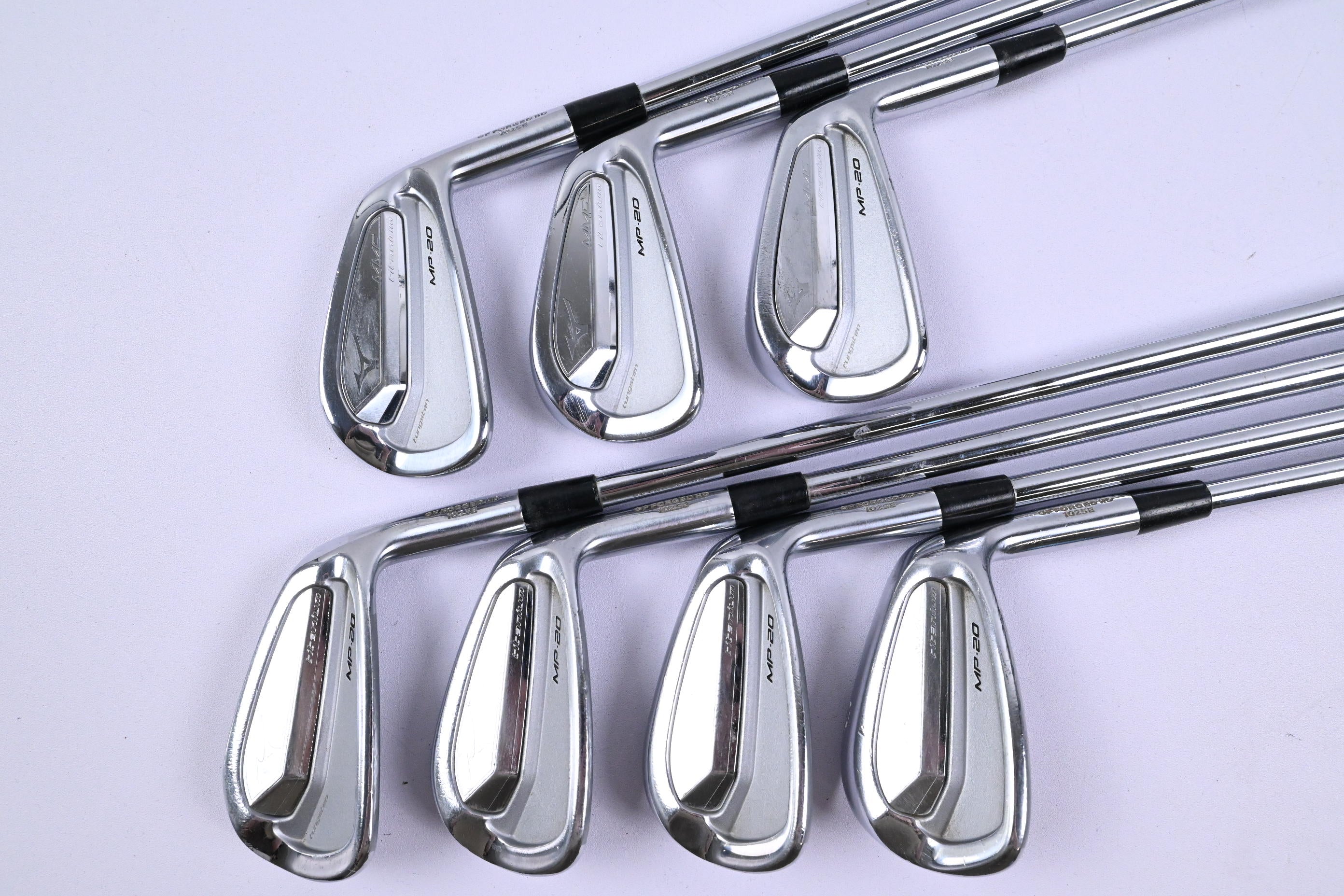Mizuno MP-20 MMC Irons / 4-PW / Stiff Flex KBS $-Taper 120 Shafts
