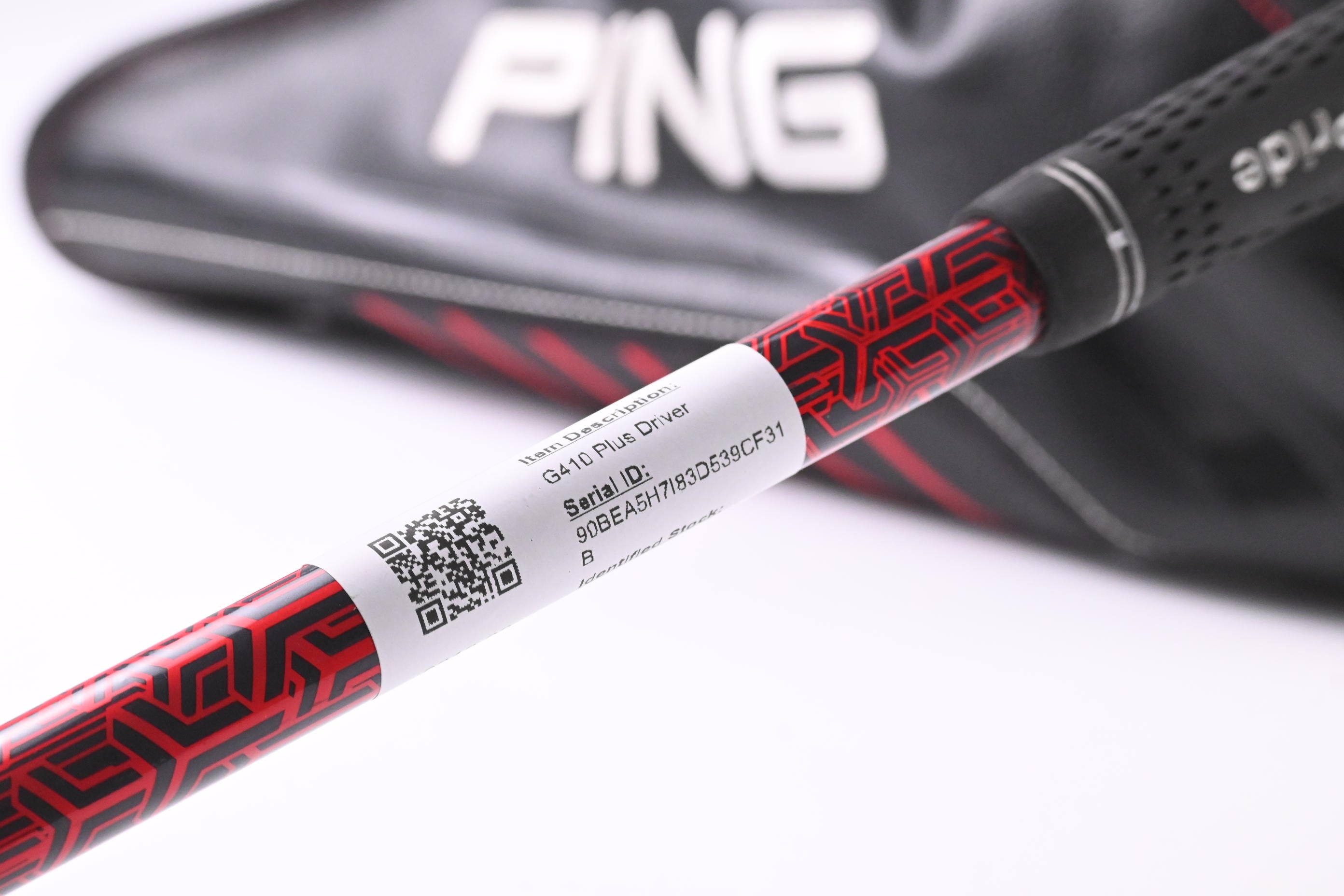 Ping G410 Plus Driver / 10.5 Degree / Regular Flex Ping Alta CB Red 55 Shaft