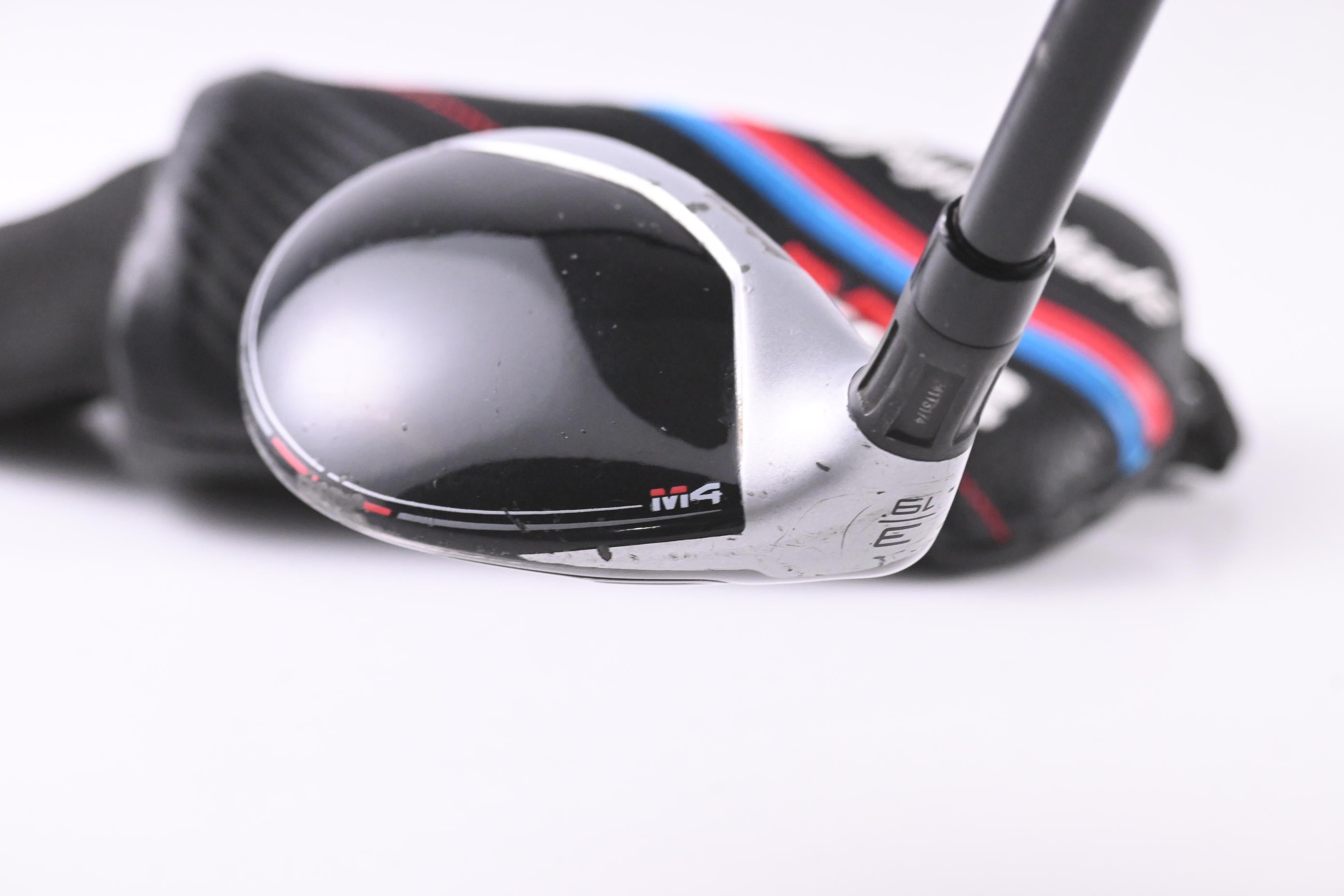 Left Hand Taylormade M4 #3 Hybrid / 19 Degree / Regular Flex Fujikura Atmos Red 6