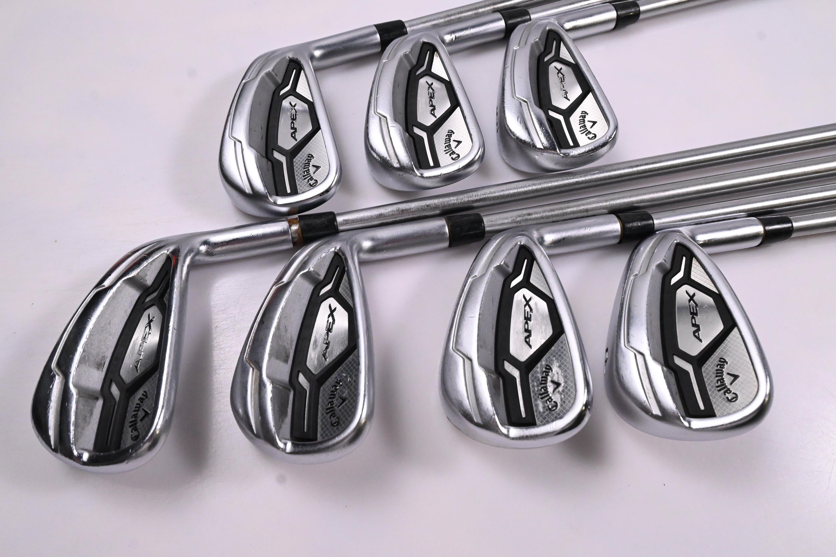 Callaway Apex CF16 Irons / 4-PW / Stiff Flex KBS Tour C-Taper Lite 110 Shafts