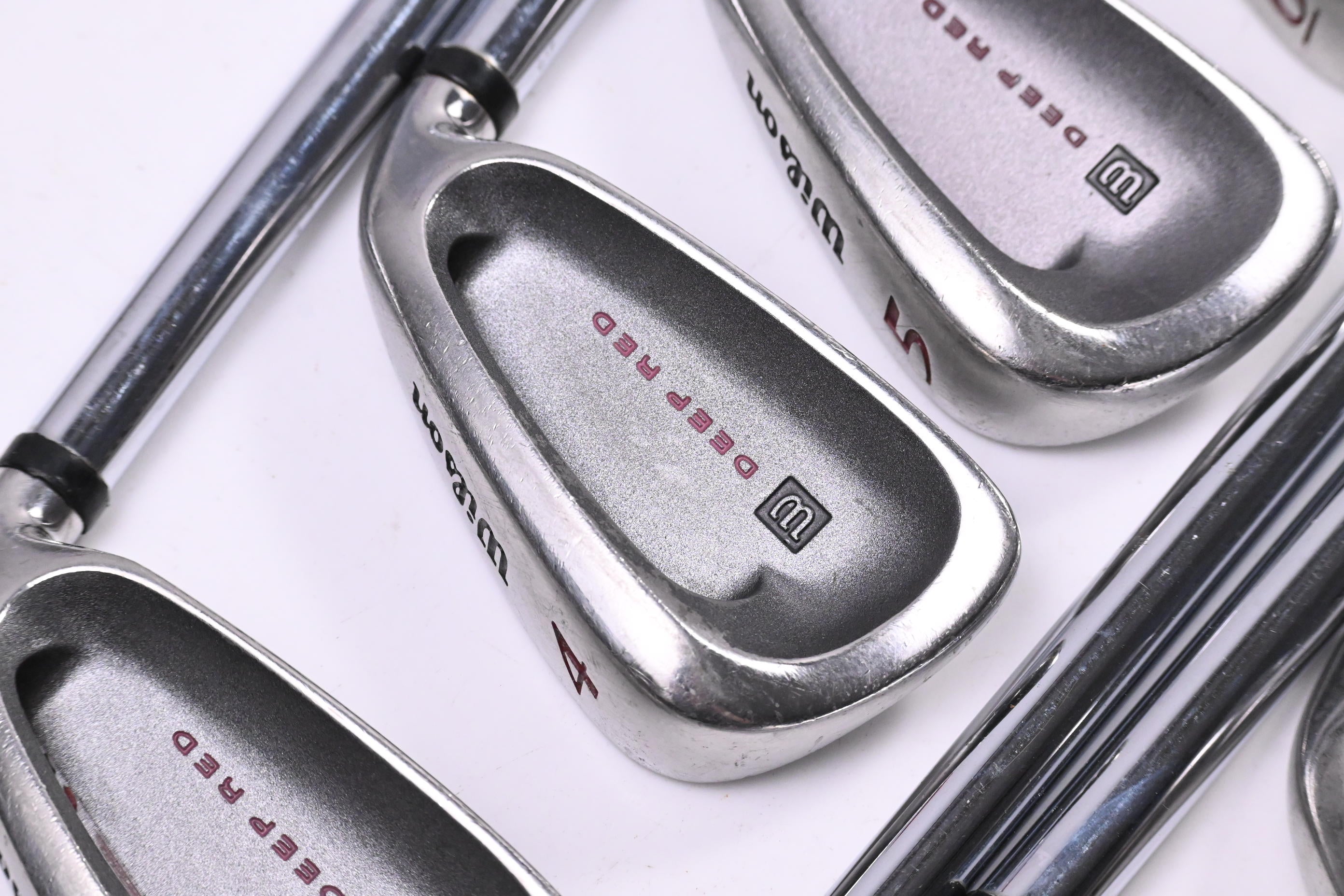 Wilson Deep Red Irons / 3-PW+SW / Regular Flex Fatshaft Fluid Feel Shafts
