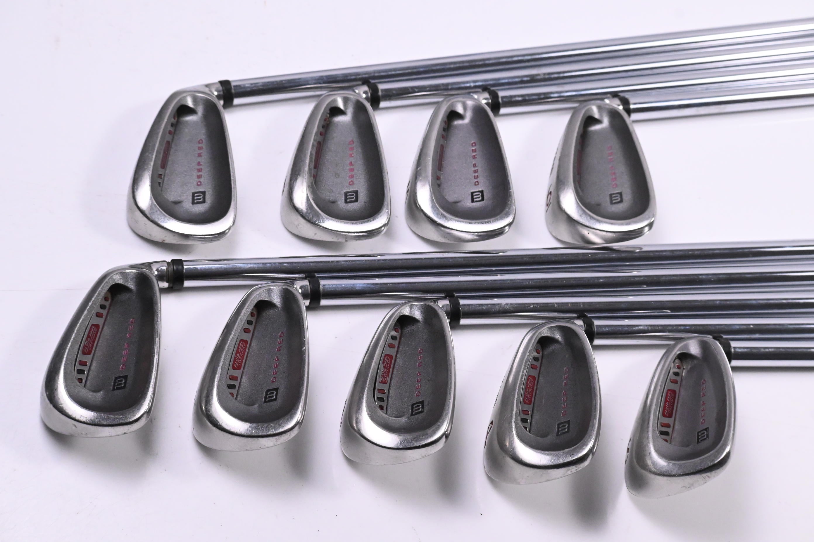 Wilson Deep Red Irons / 3-PW+SW / Regular Flex Fatshaft Fluid Feel Shafts