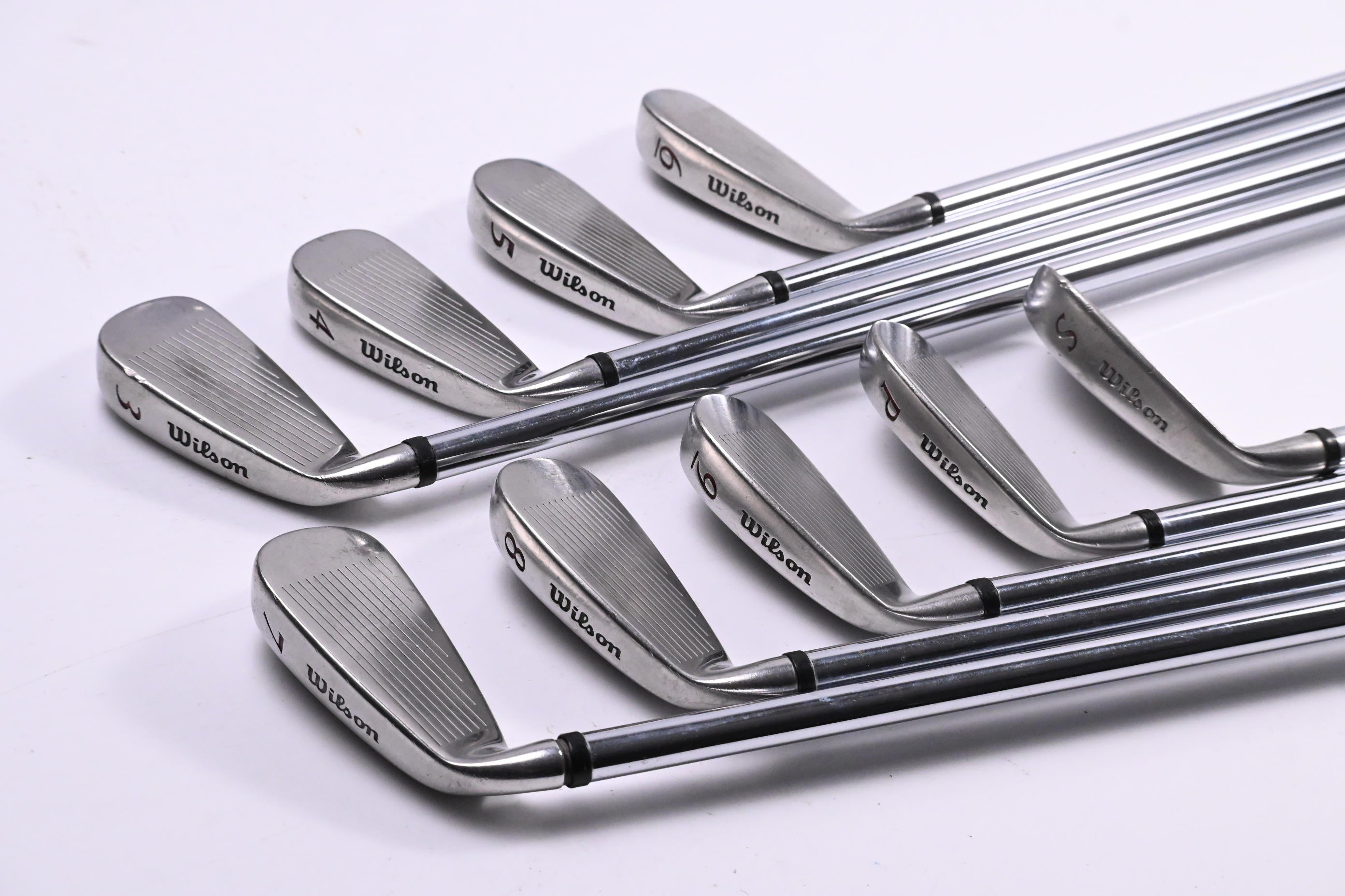 Wilson Deep Red Irons / 3-PW+SW / Regular Flex Fatshaft Fluid Feel Shafts