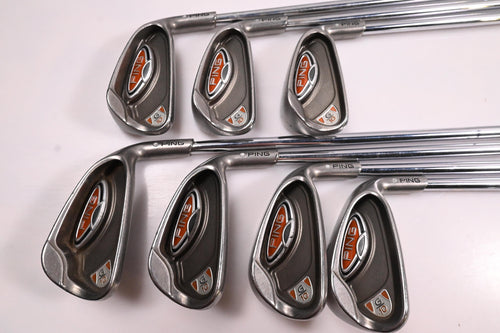 Ping G10 Irons / 4-PW / White Dot / Regular Flex Ping AWT Shafts