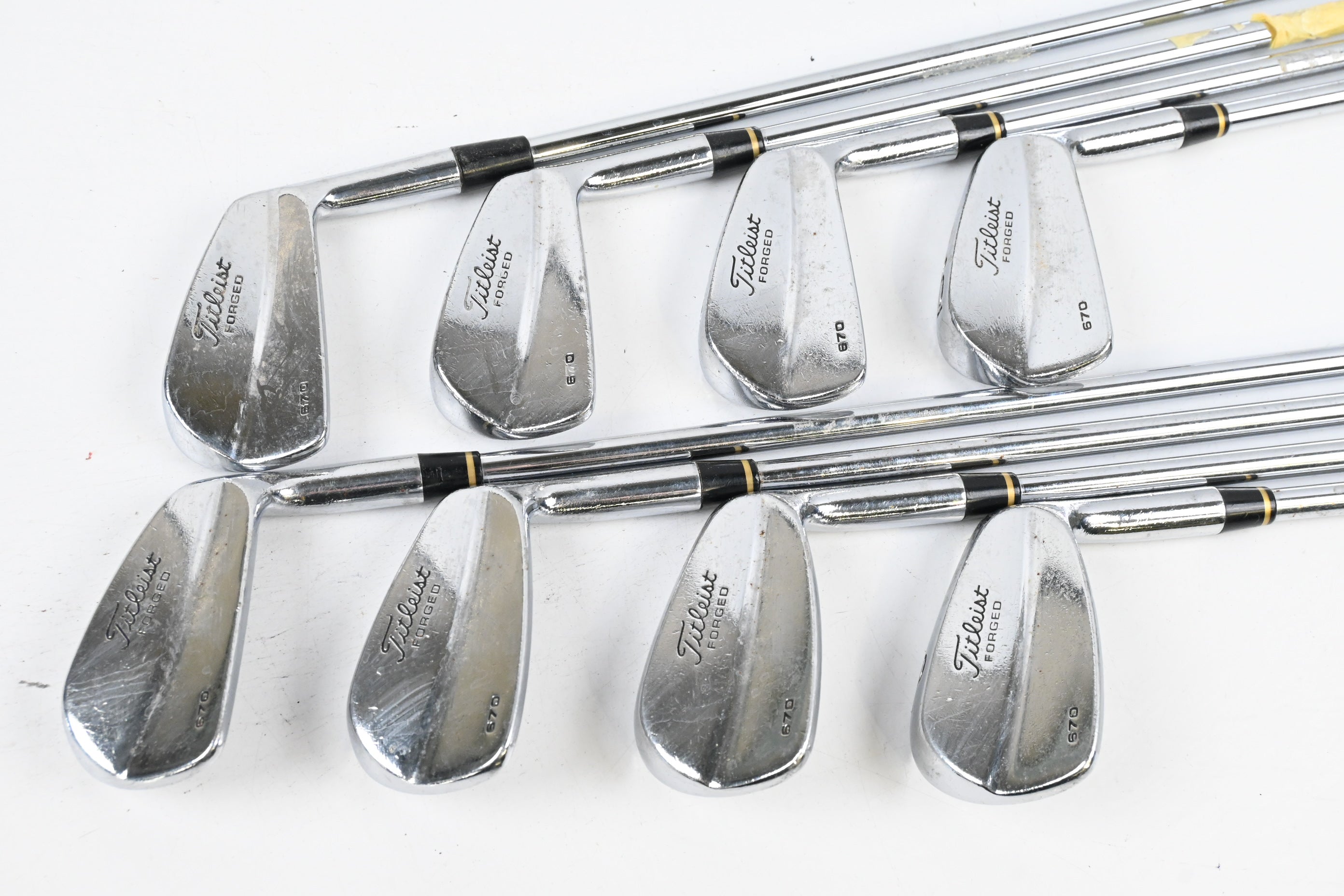 Titleist 670 Forged Irons / 3-PW / Regular Flex Dynamic Gold R300 Shafts