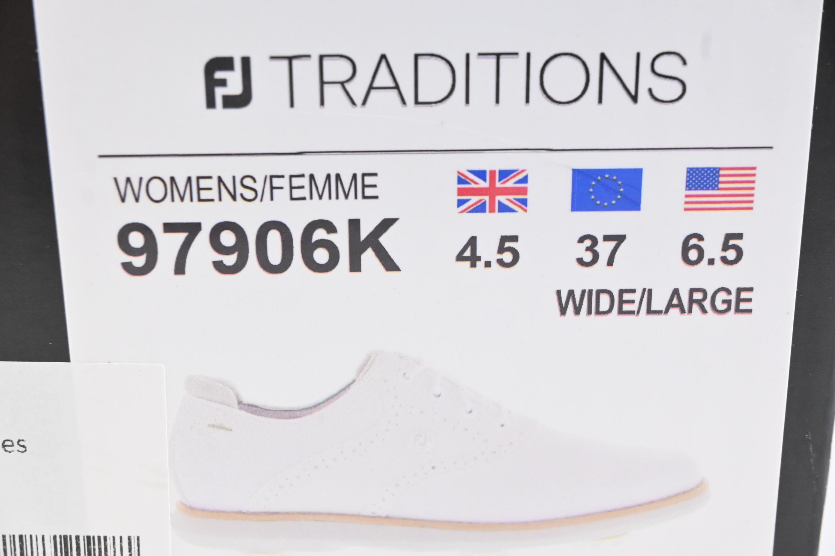 FootJoy Traditions Shoes / Womens Size UK 4.5 / White