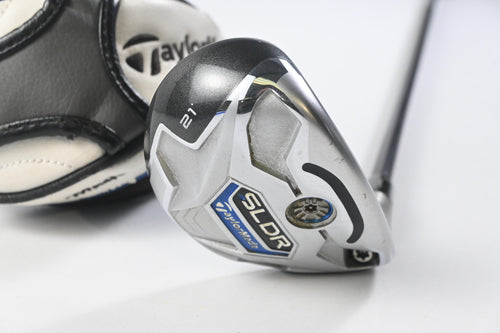 Taylormade SLDR #4 Hybrid / 21 Degree / Stiff Flex Fujikura Speeder 82 Shaft