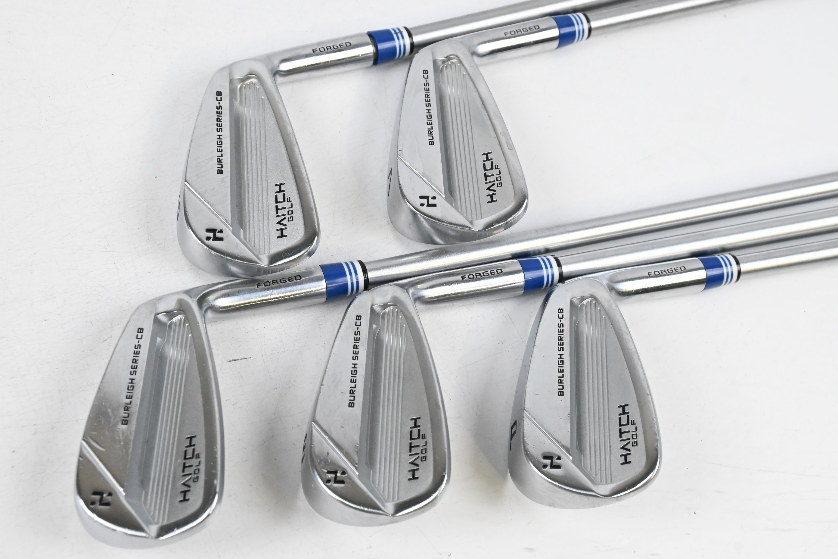 Haitch Burleigh Series-CB Irons / 6-PW / Stiff Flex KBS Tour C-Taper 120 Shafts