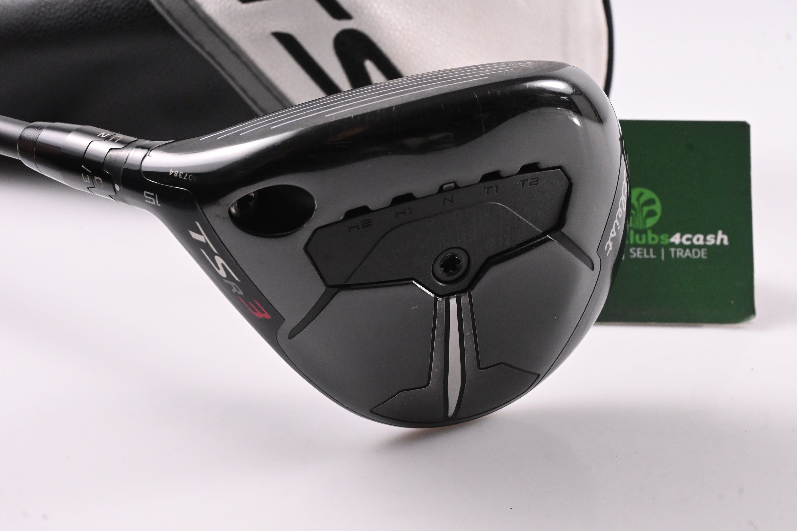 Left Hand Titleist TSR3 #3 Wood / 15 Degree / Regular Flex HZRDUS CB Red 60
