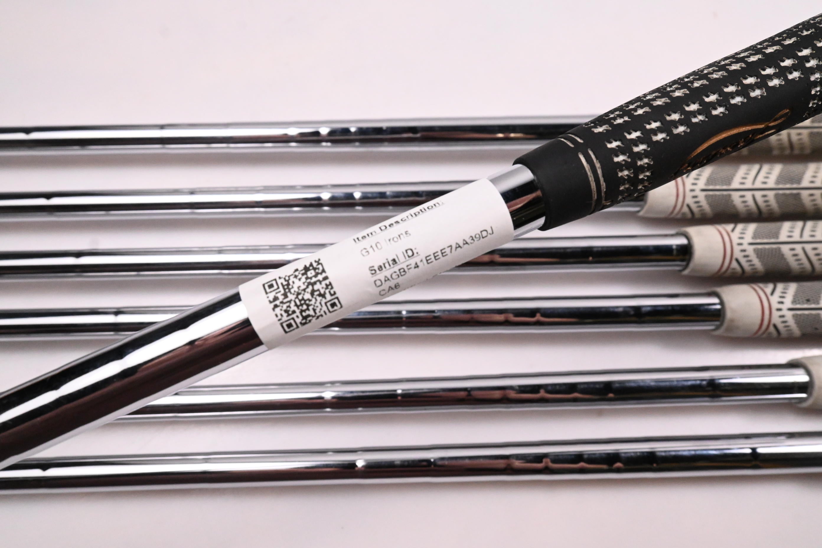 Ping G10 Irons / 4-PW / White Dot / Regular Flex Ping AWT Shafts