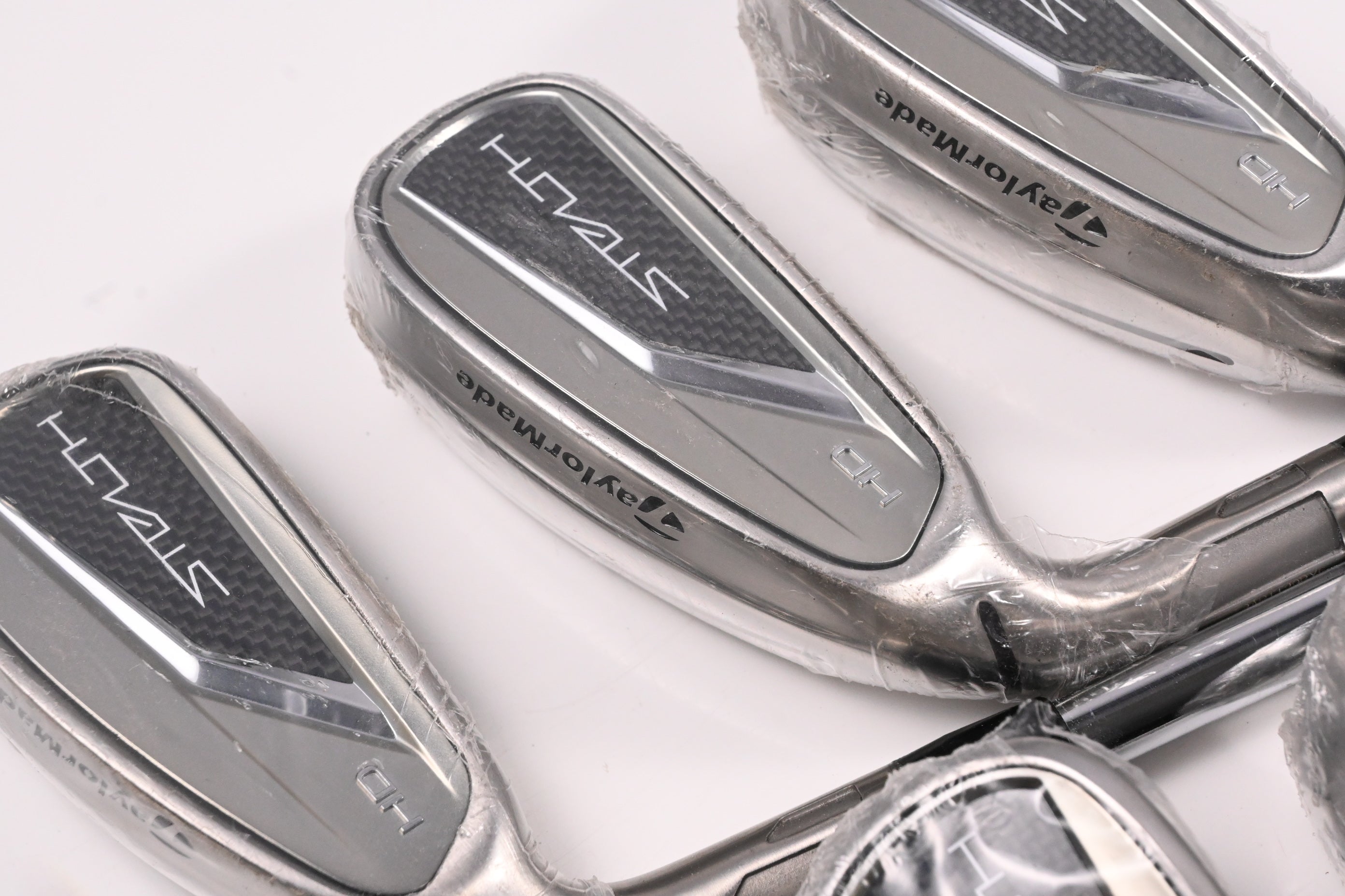 Left Hand Taylormade Stealth HD Irons / 5-PW+GW / Stiff Flex KBS Tour 120 Shafts