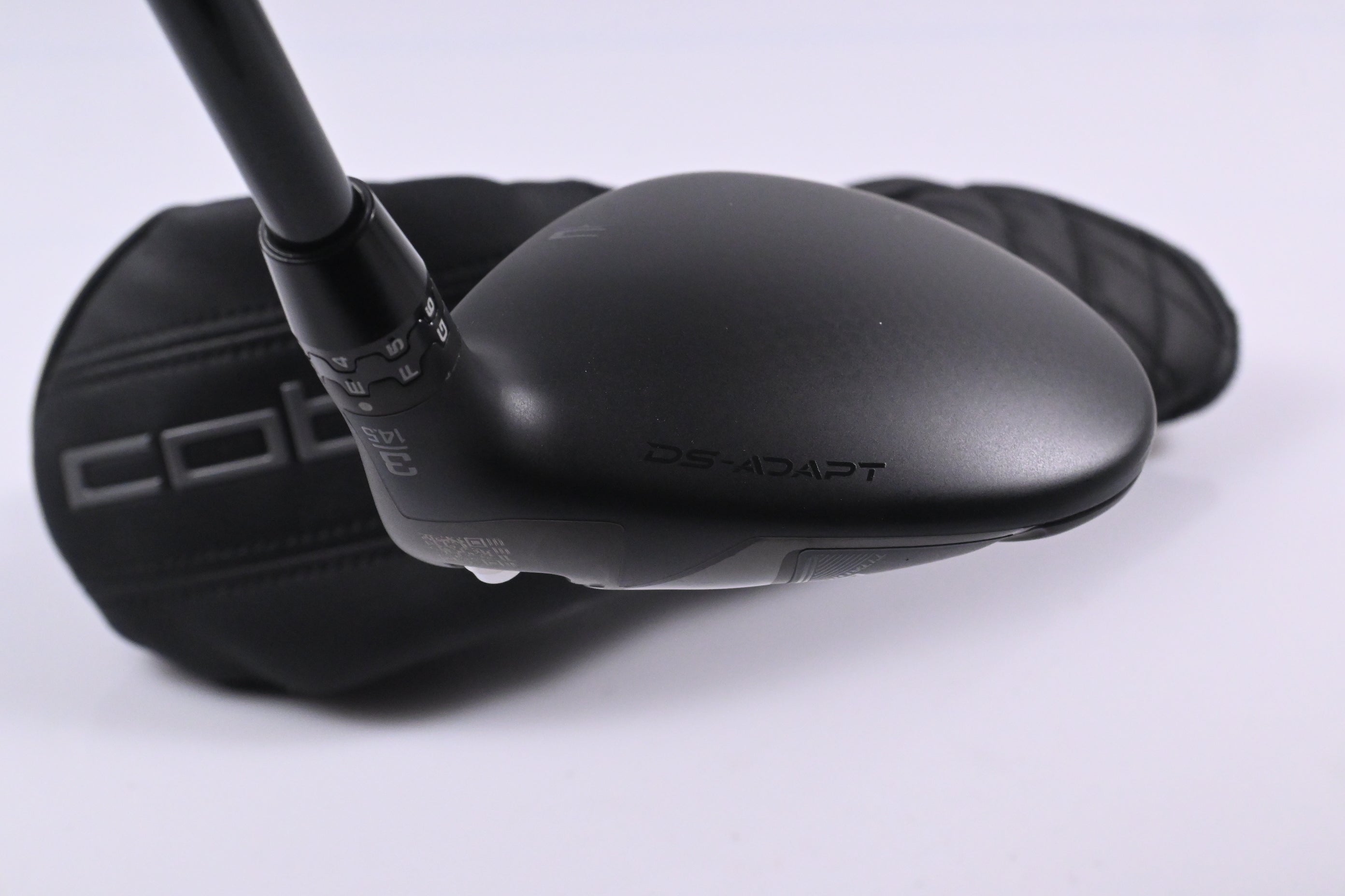 Cobra DS-Adapt LS Titanium #3 Wood / 14.5 Degree / Stiff Flex Denali Black 70