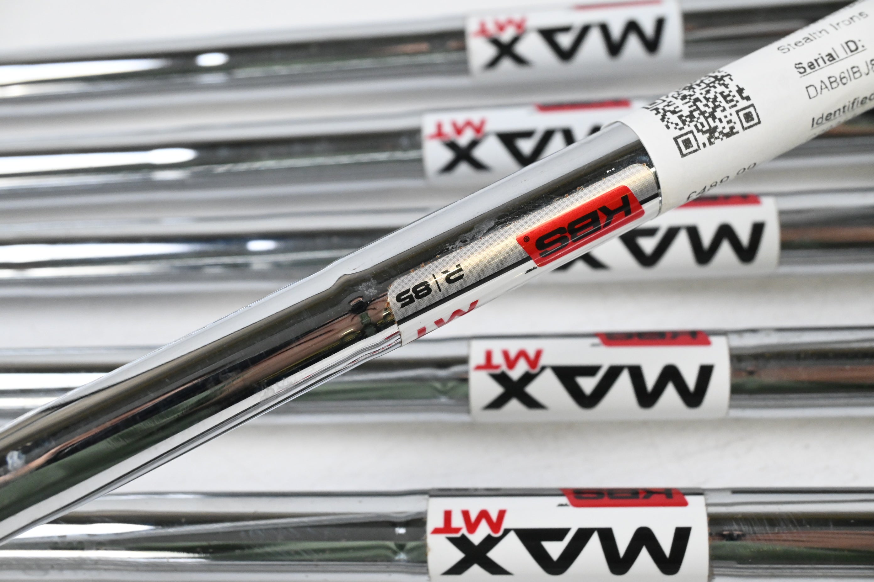 Taylormade Stealth Irons / 5-PW+SW / Regular Flex KBS MAX MT 85 Steel Shafts
