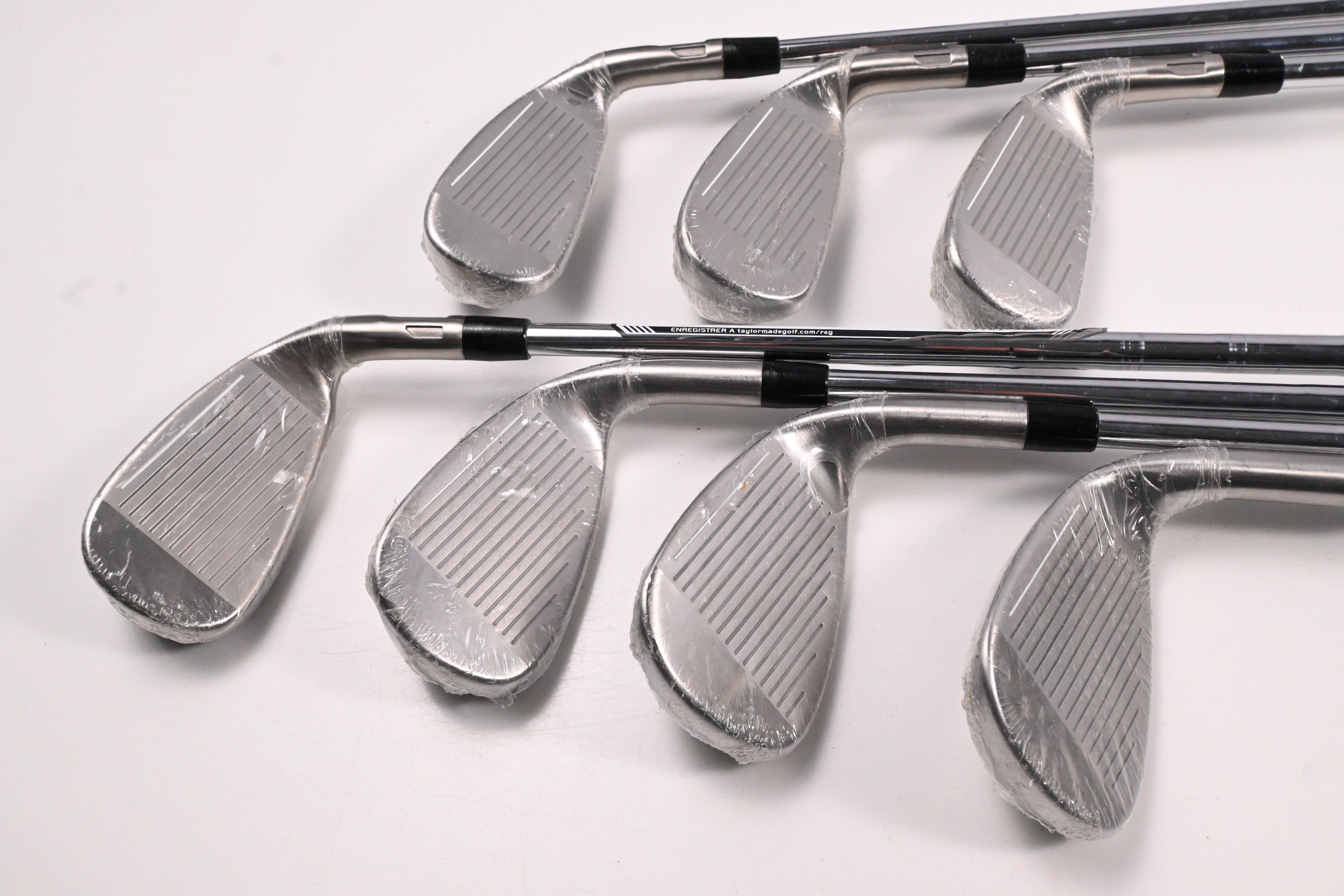 Left Hand Taylormade Stealth HD Irons / 5-PW+GW / Stiff Flex KBS Tour 120 Shafts