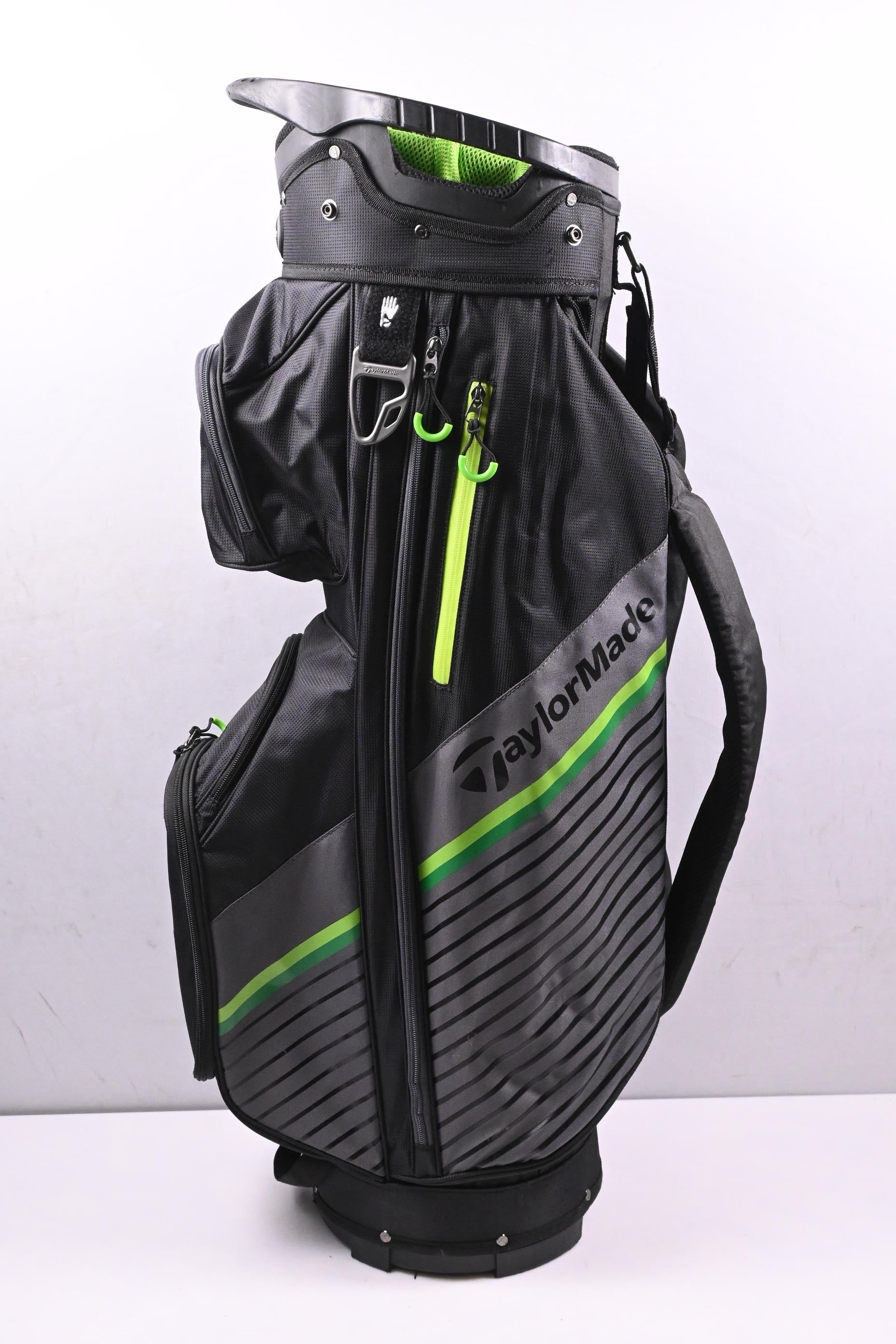 Taylormade Cart Bag / 14-Way Divider / Black, Grey, Green