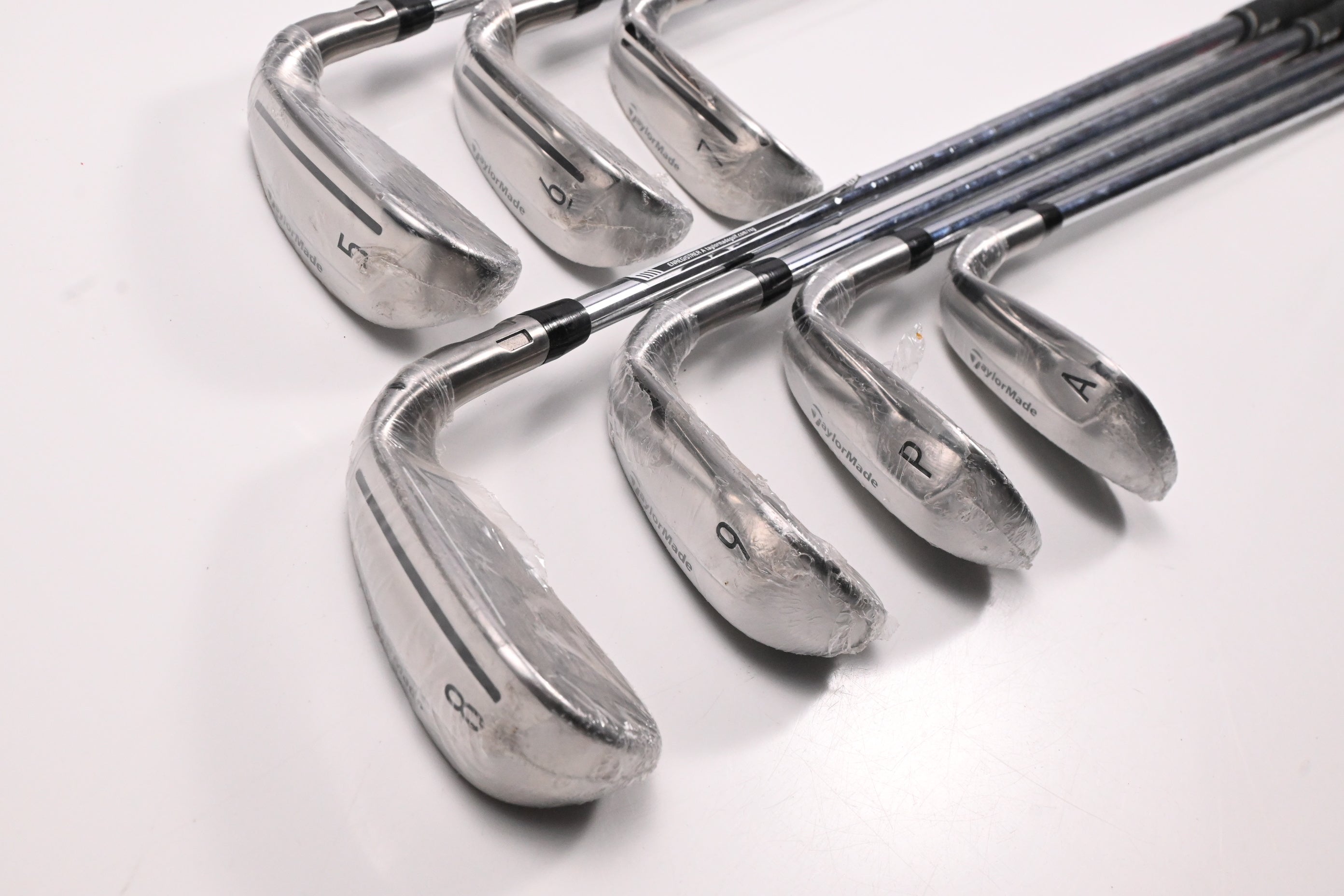 Left Hand Taylormade Stealth HD Irons / 5-PW+GW / Stiff Flex KBS Tour 120 Shafts