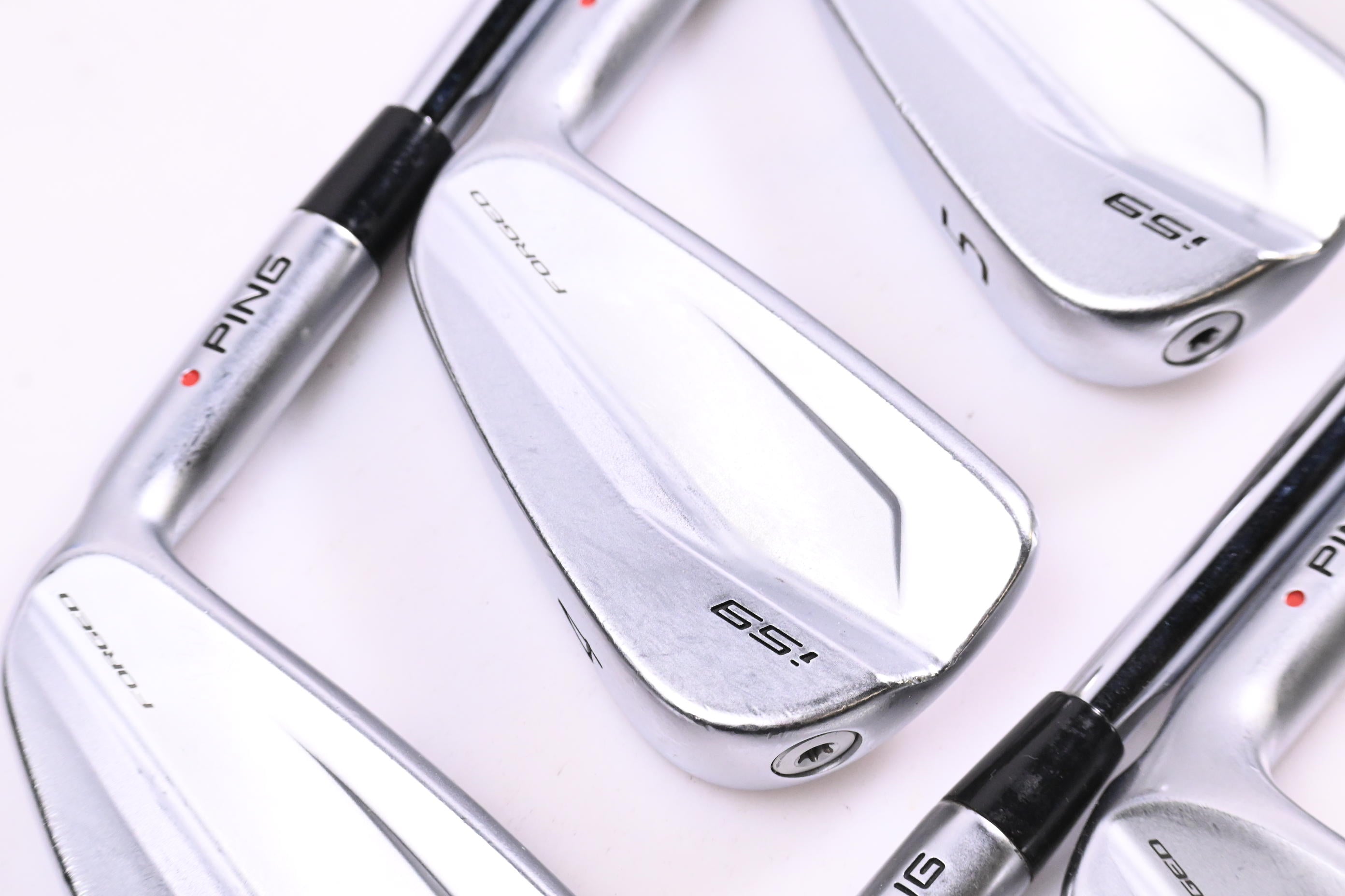 Ping i59 Irons / 3-PW / Red Dot / X-Flex Dynamic Gold 120 X100 Shafts