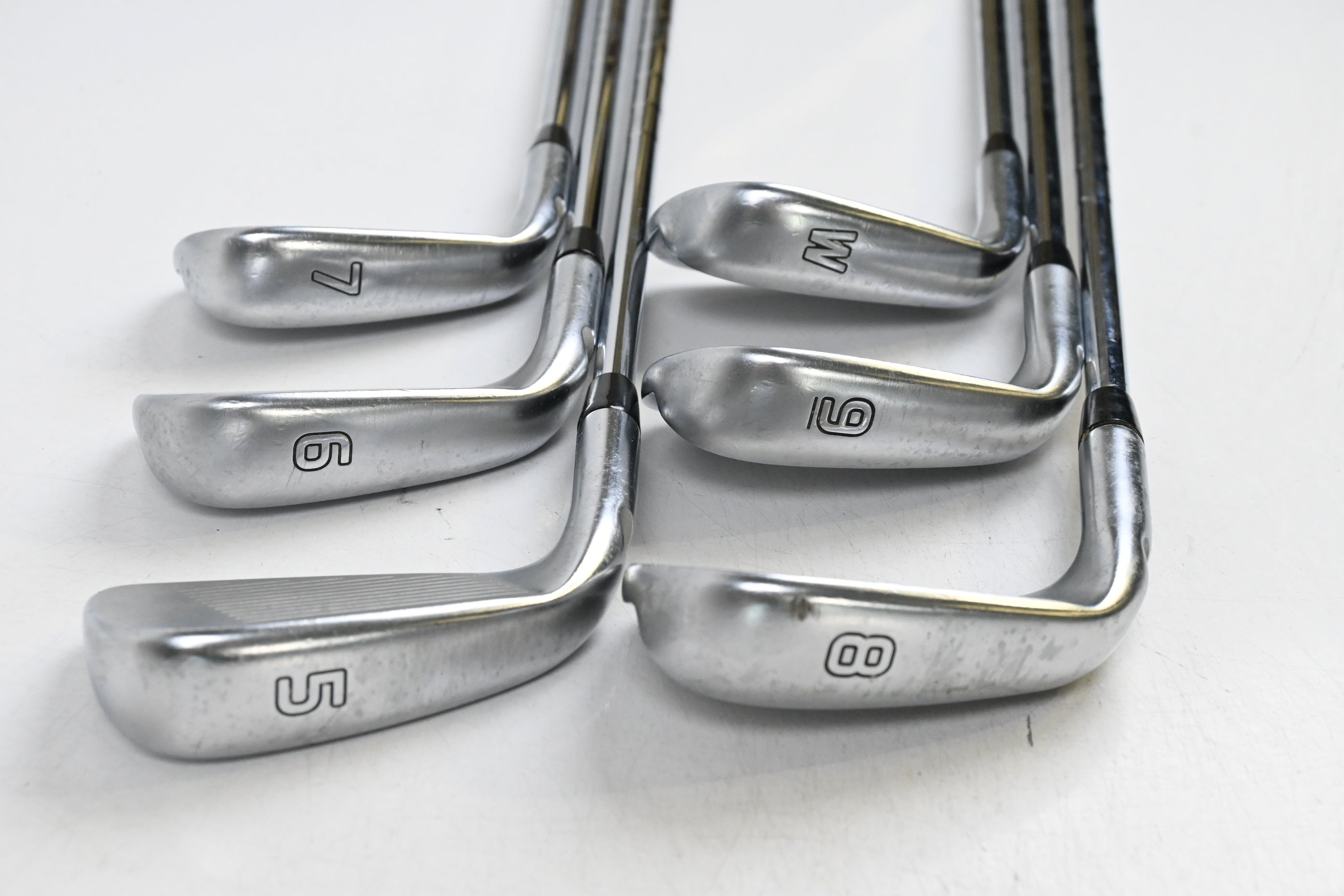 Ping i210 Irons / 5-PW / Black Dot / Stiff Flex KBS Tour 120 Steel Shafts