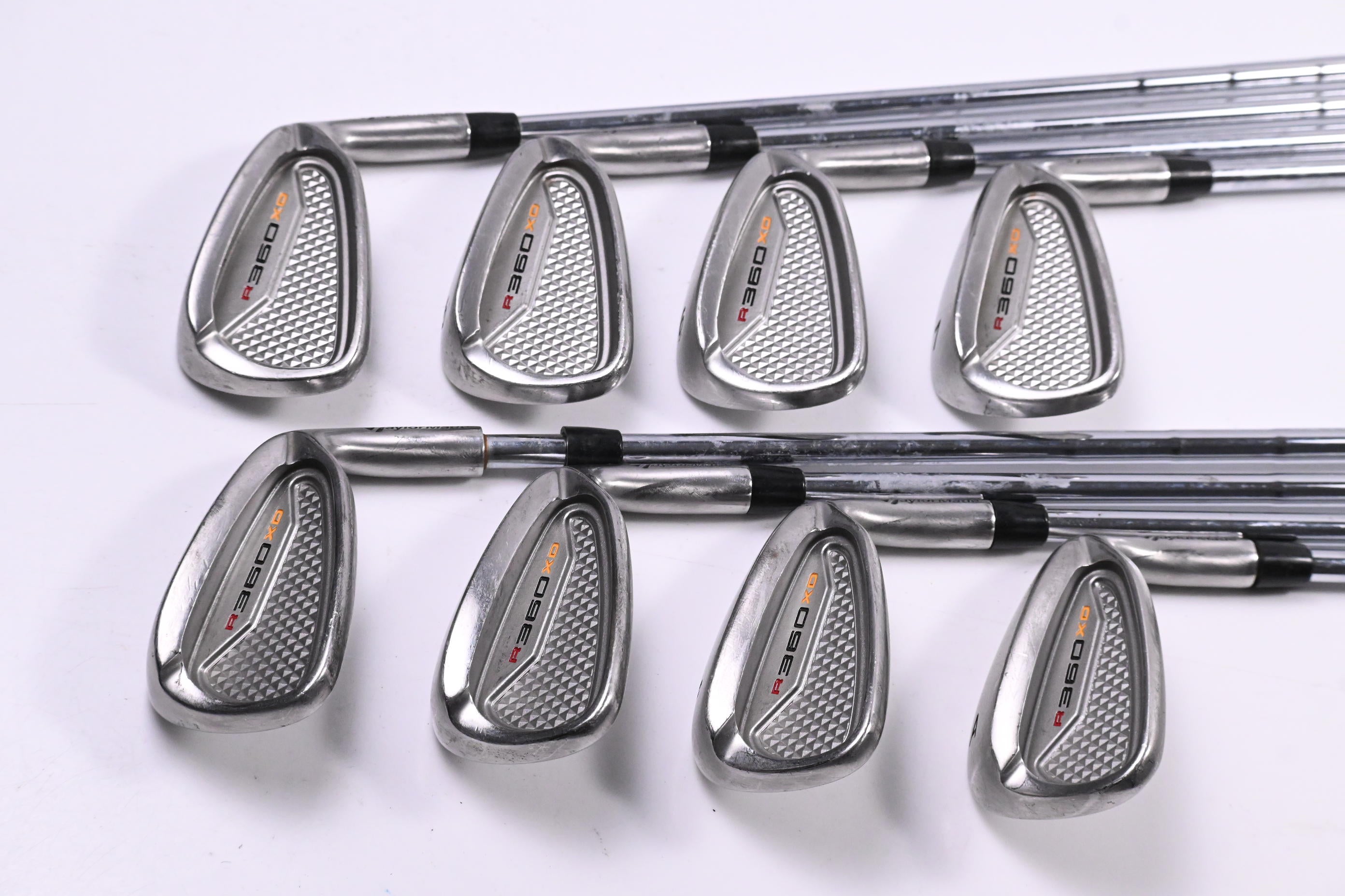 Taylormade R360XD Irons / 4-PW+AW / Stiff Flex Taylormade Shafts