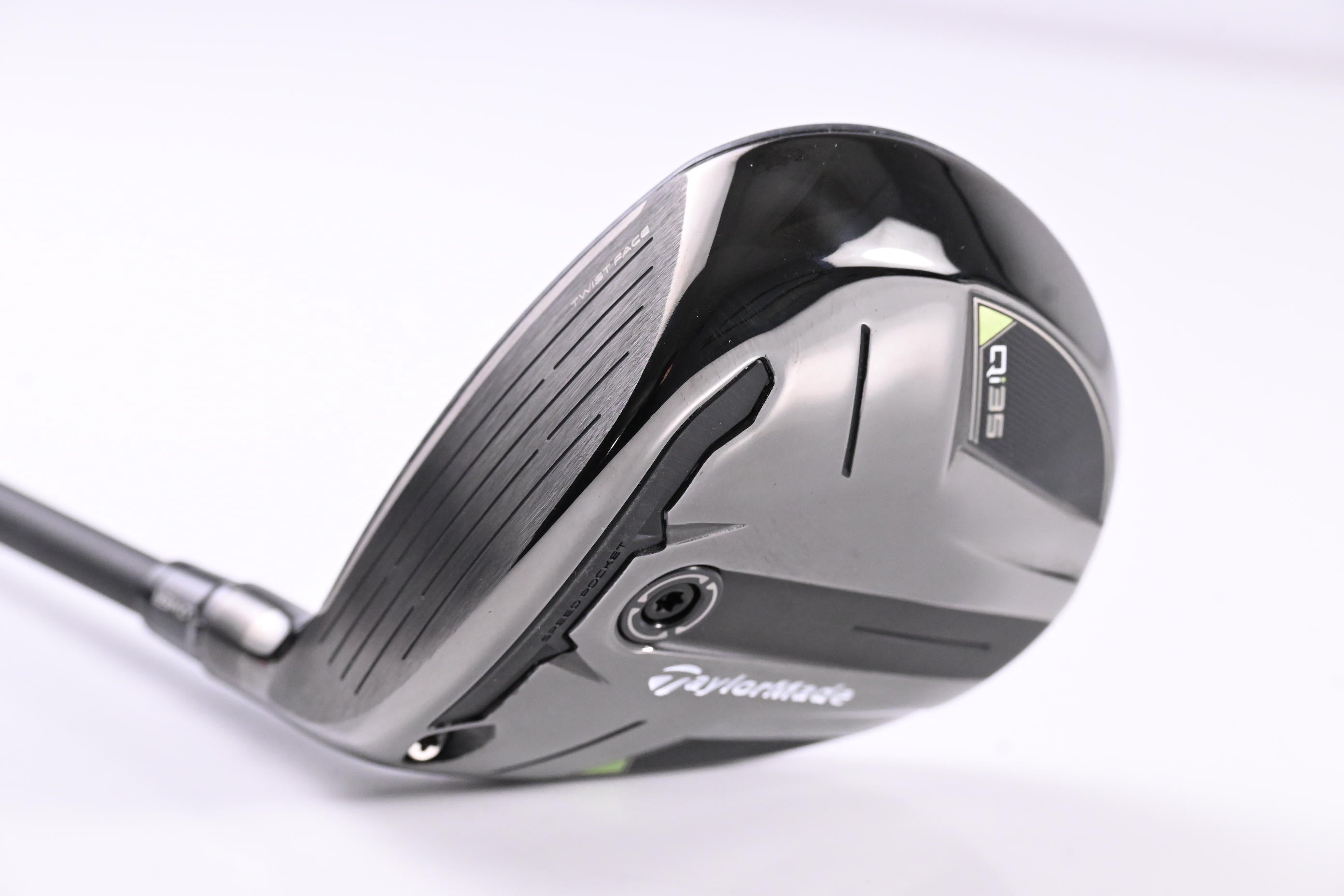 Left Hand Taylormade Qi35 #3 Wood / 15 Degree / Stiff Flex Vanquish 5 Shaft