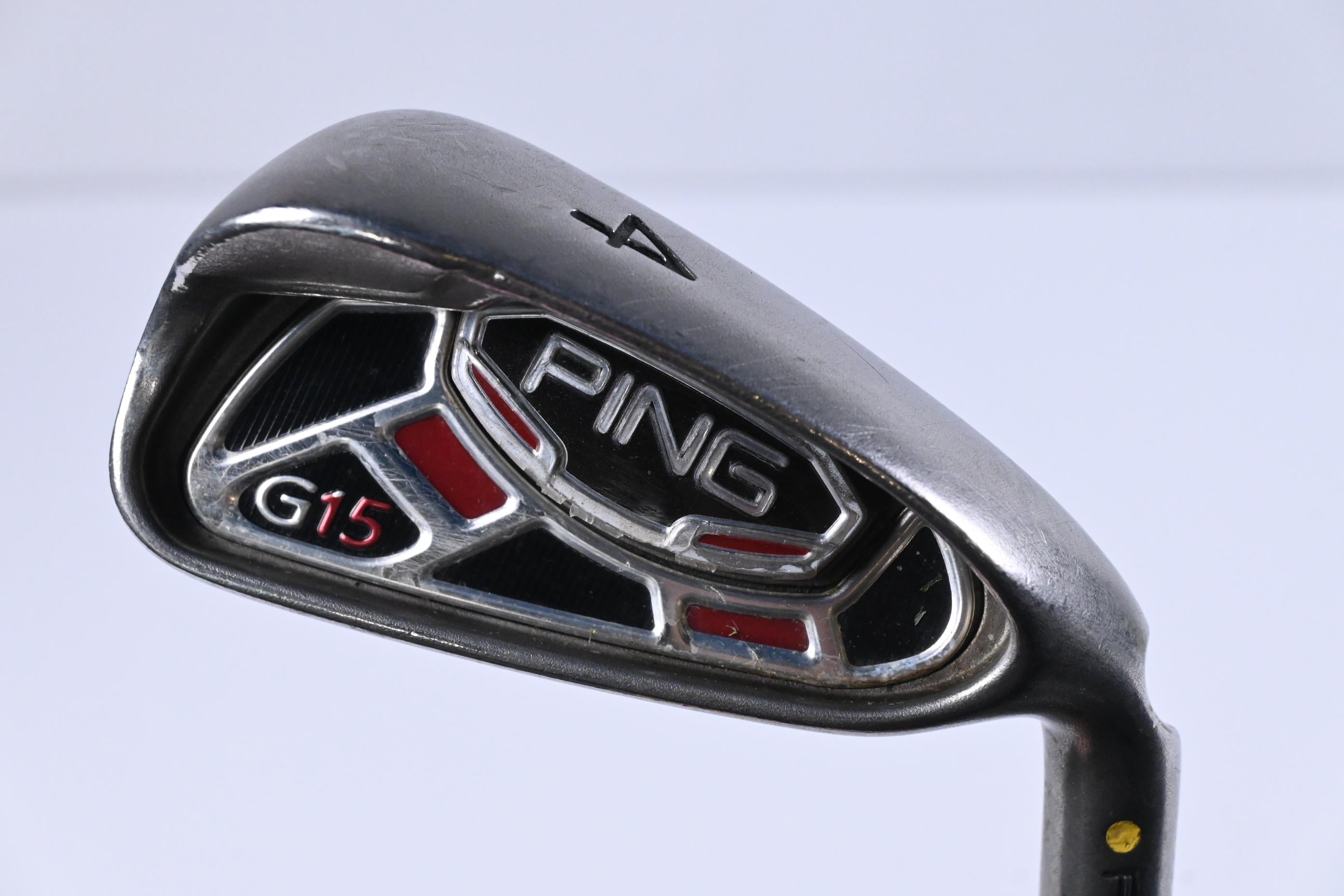 Ping G15 #4 Iron / 23 Degree / Yellow Dot / Regular Flex Ping AWT Shaft