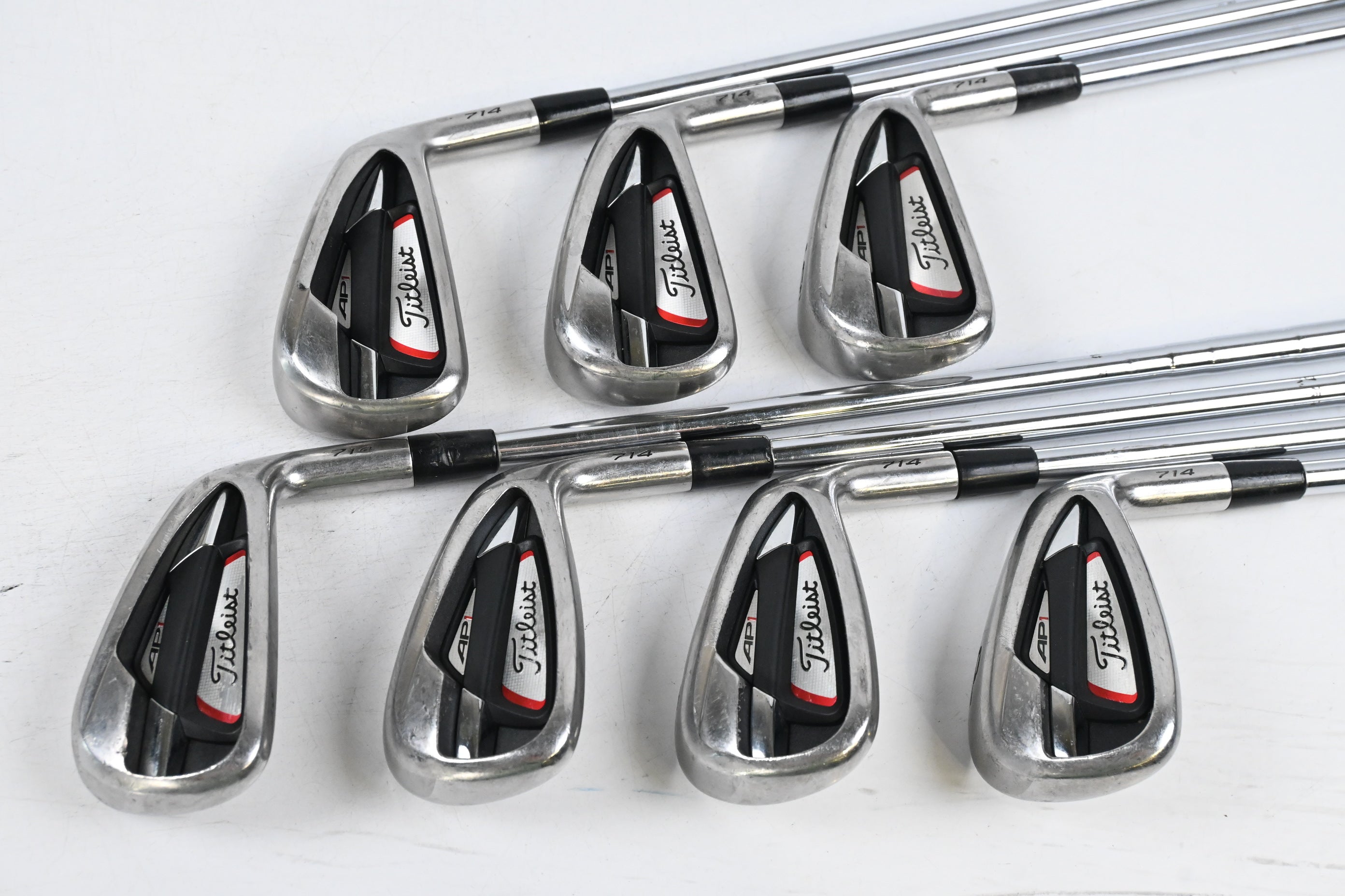 Titleist 714 AP1 Irons / 4-PW / Stiff Flex XP 95 S300 Steel Shafts