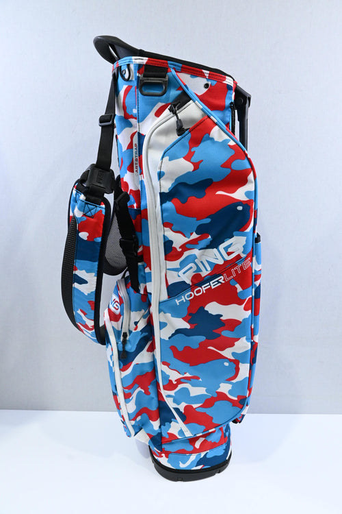Ping Hoofer Lite Stand Bag / 4-Way / Blue, White. Red