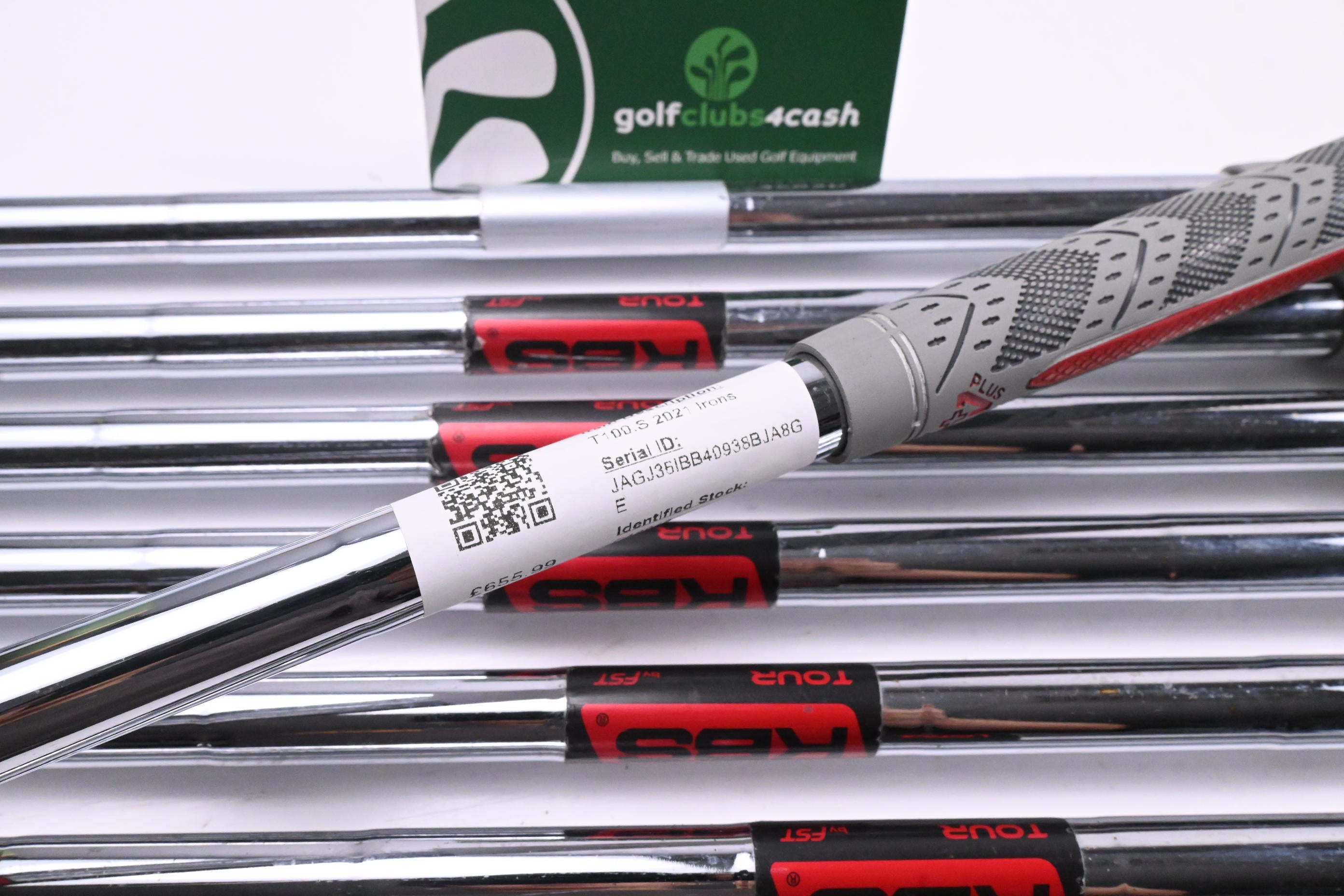 Titleist T100.S 2021 Irons / 4-PW+GW / Regular Flex KBS Tour Shafts