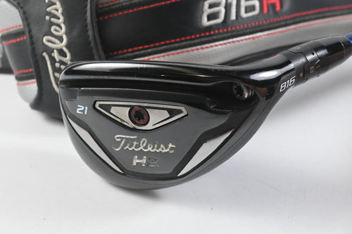 Titleist 816 H2 #3 Hybrid / 21 Degree / Regular Flex Project X -He6 Blue 84