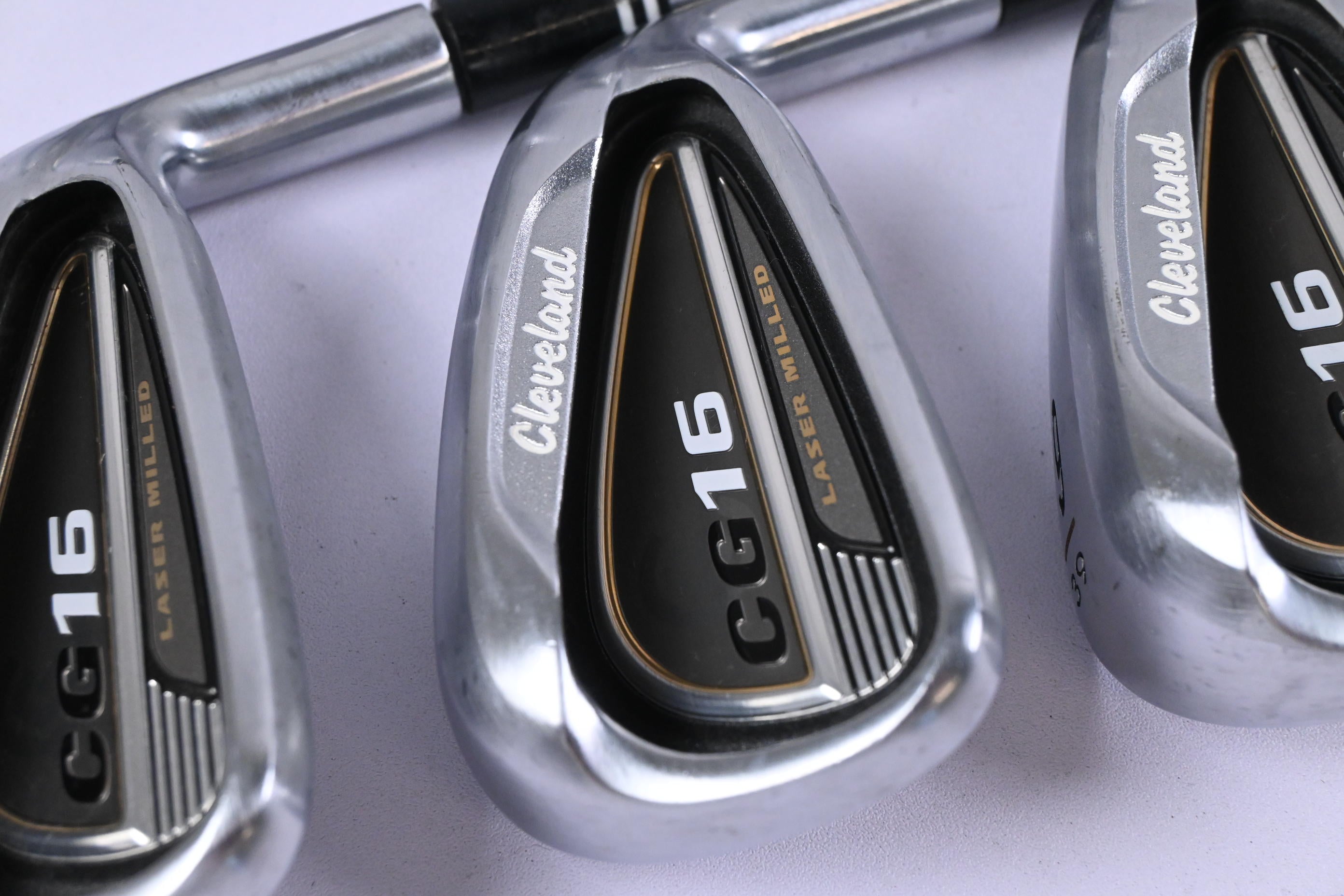 Cleveland CG16 Chrome Irons / 5-PW / Stiff Flex Traction 85 Shafts