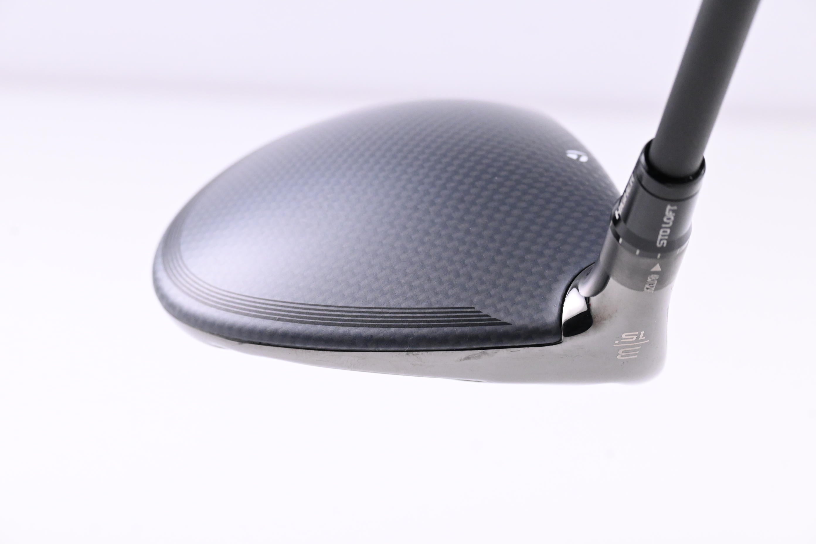 Left Hand Taylormade Qi35 #3 Wood / 15 Degree / Stiff Flex Vanquish 5 Shaft