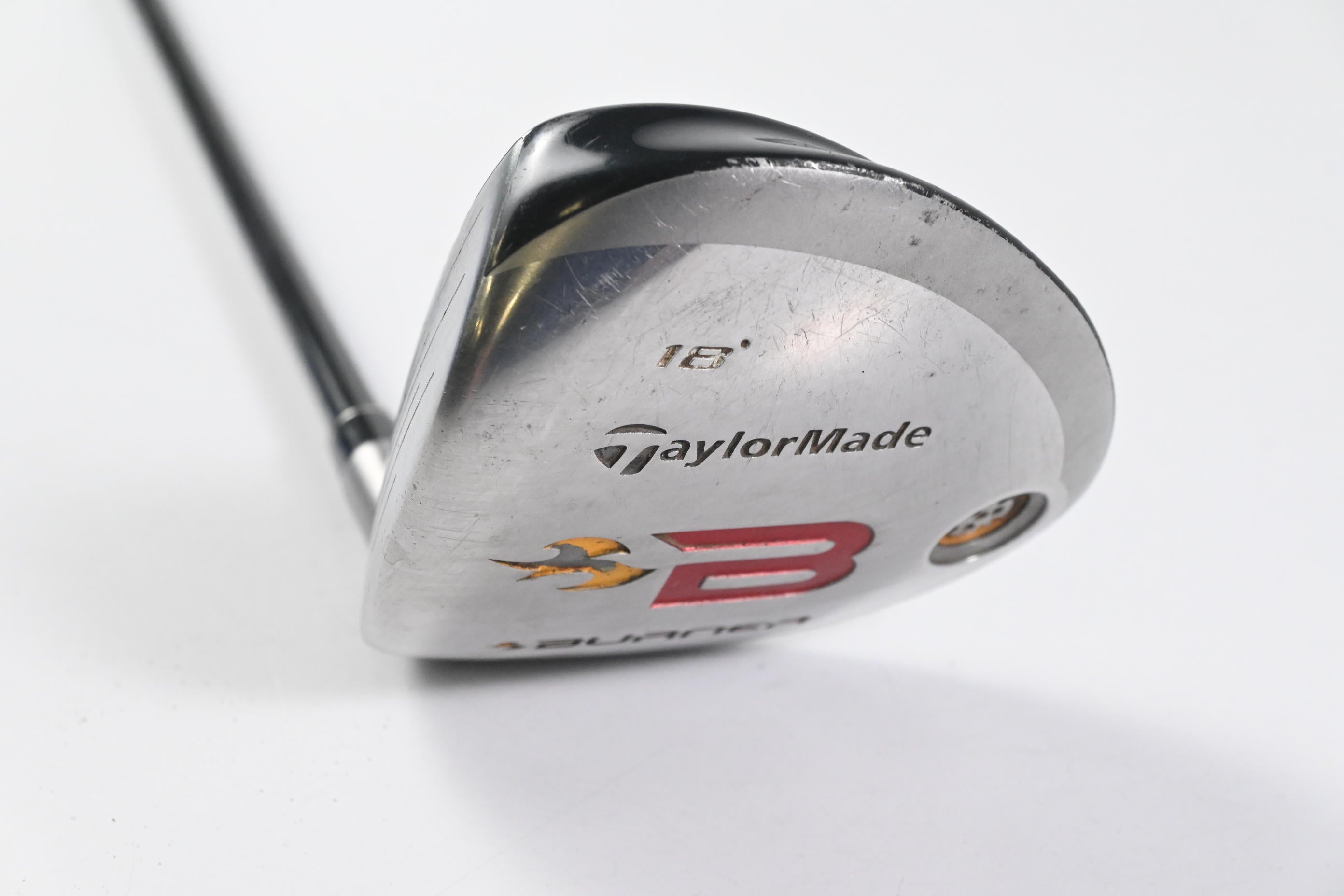 Left Hand Taylormade Burner 2008 #5 Wood / 18 Degree / Senior Flex REAX 49 Shaft