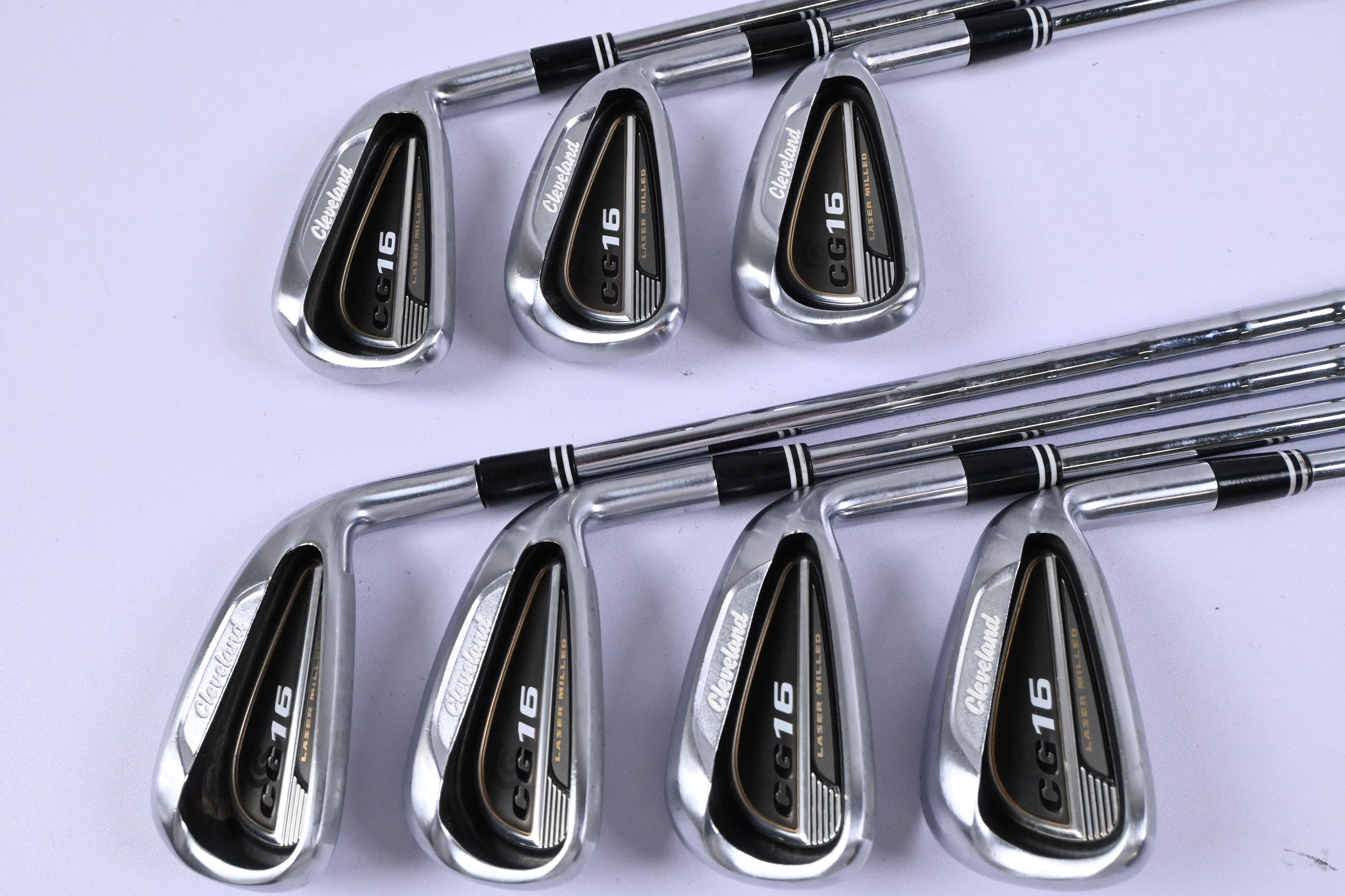 Cleveland CG16 Chrome Irons / 5-PW / Stiff Flex Traction 85 Shafts