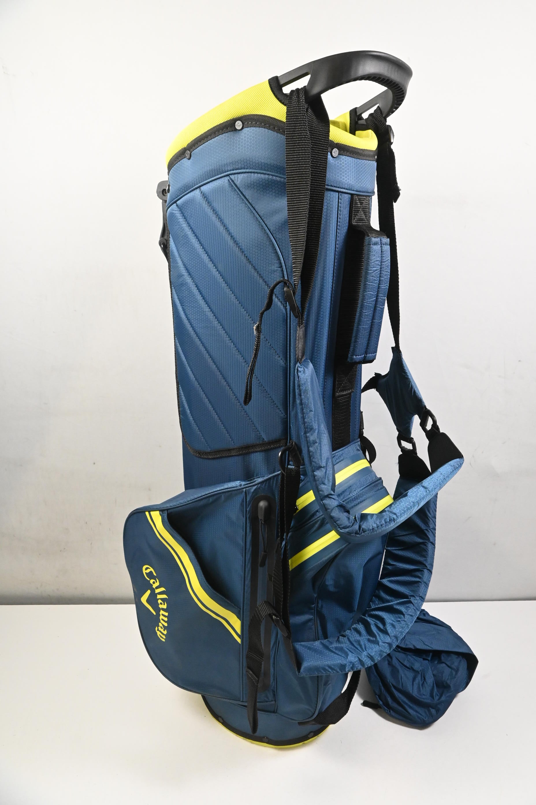 Callaway Chase Dry Stand Bag / 4-Way Divider / Navy, Yellow