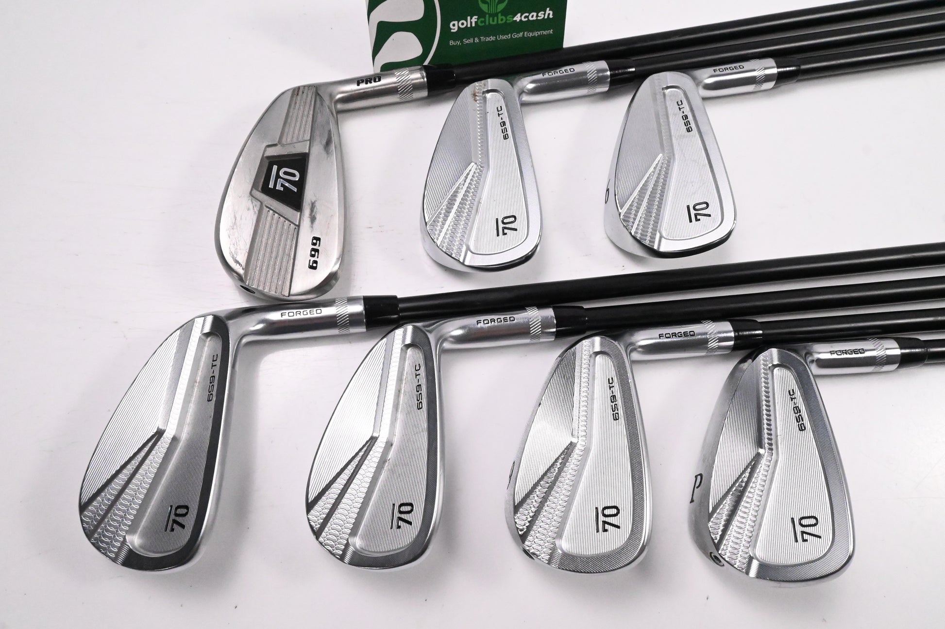 Sub 70 699 Pro/659 TC Irons / 4-PW / Stiff Flex KBS TGI 80 Shafts