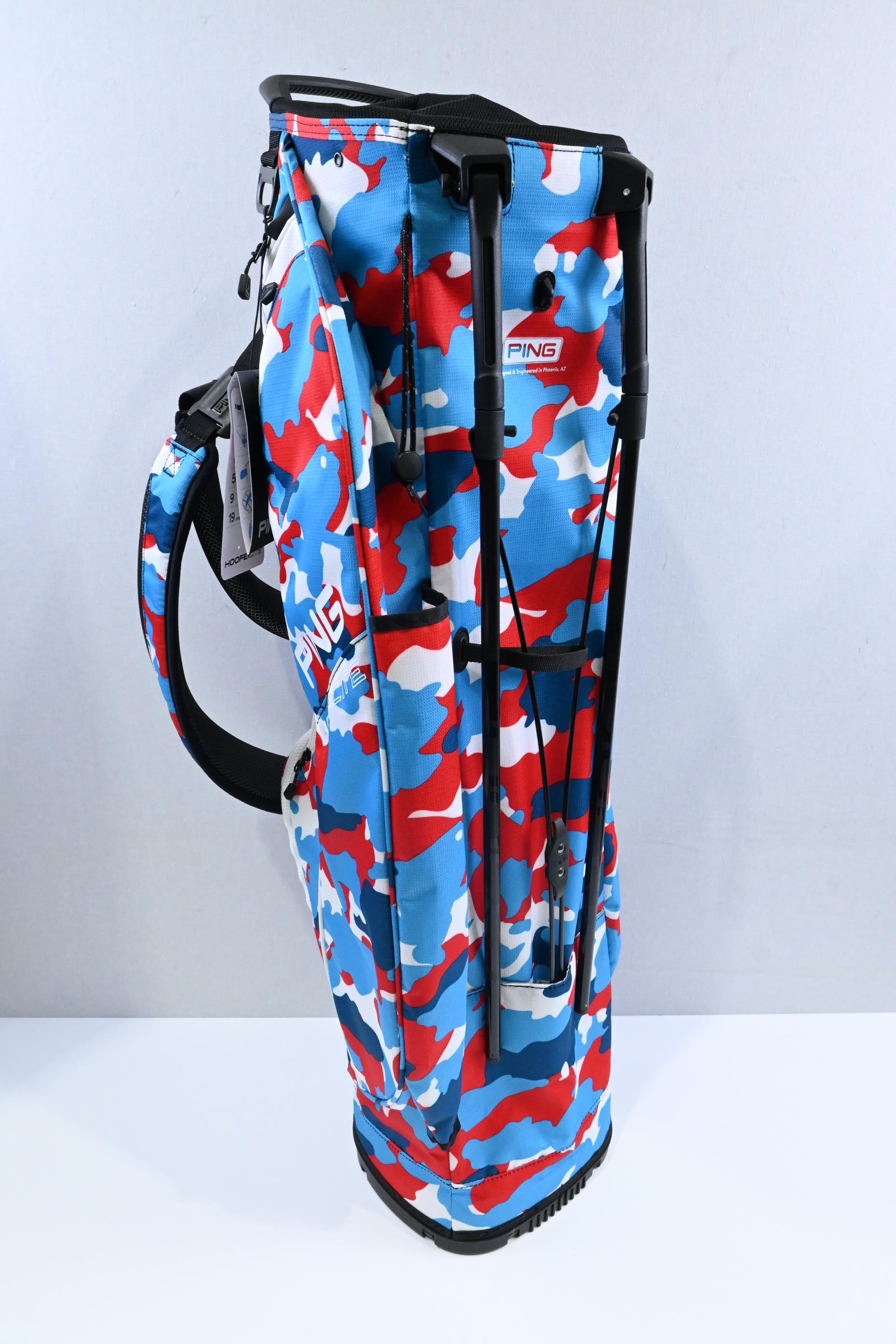 Ping Hoofer Lite Stand Bag / 4-Way / Blue, Red, White