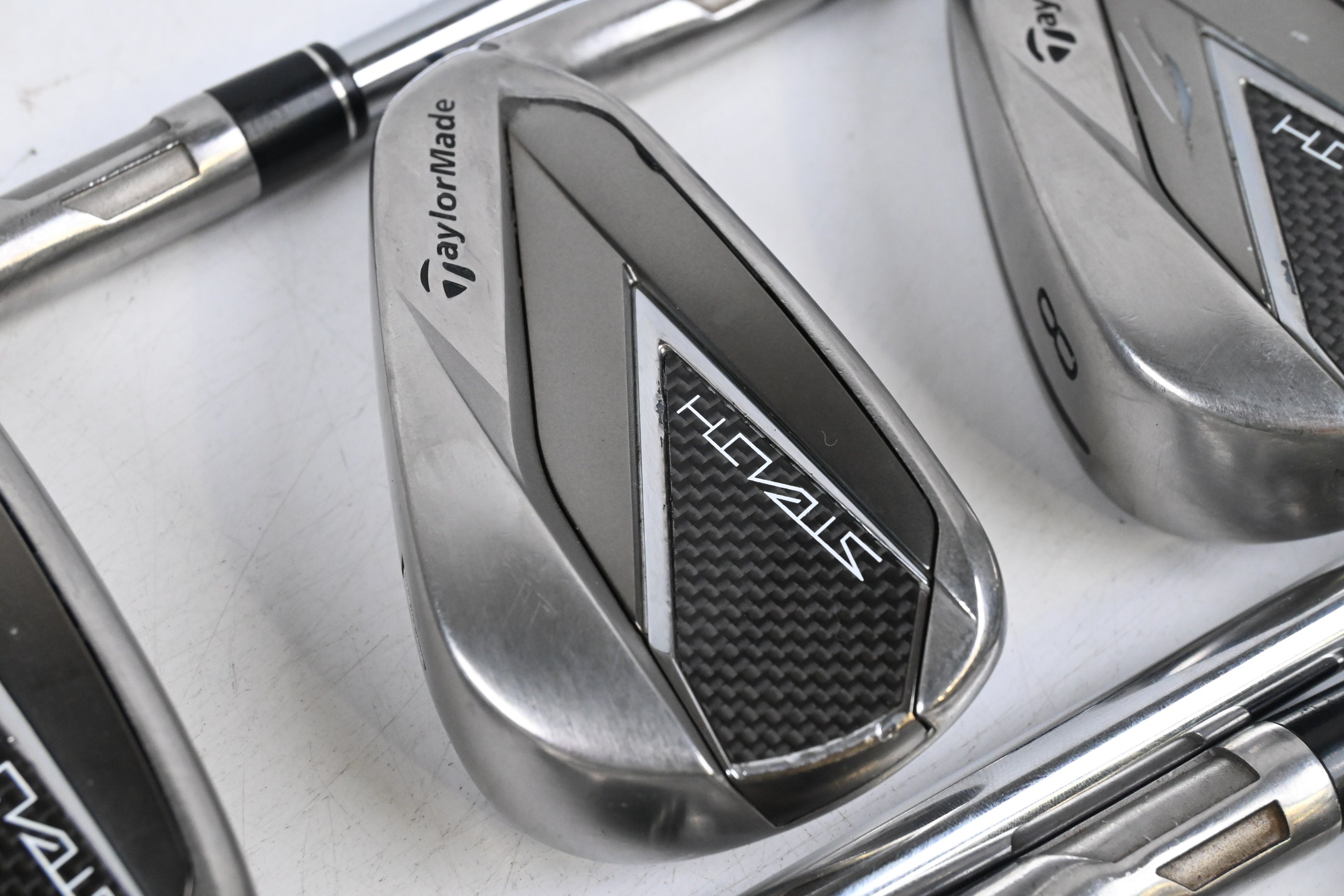 Taylormade Stealth Irons / 6-PW+SW / Stiff Flex KBS Tour Lite Steel Shafts