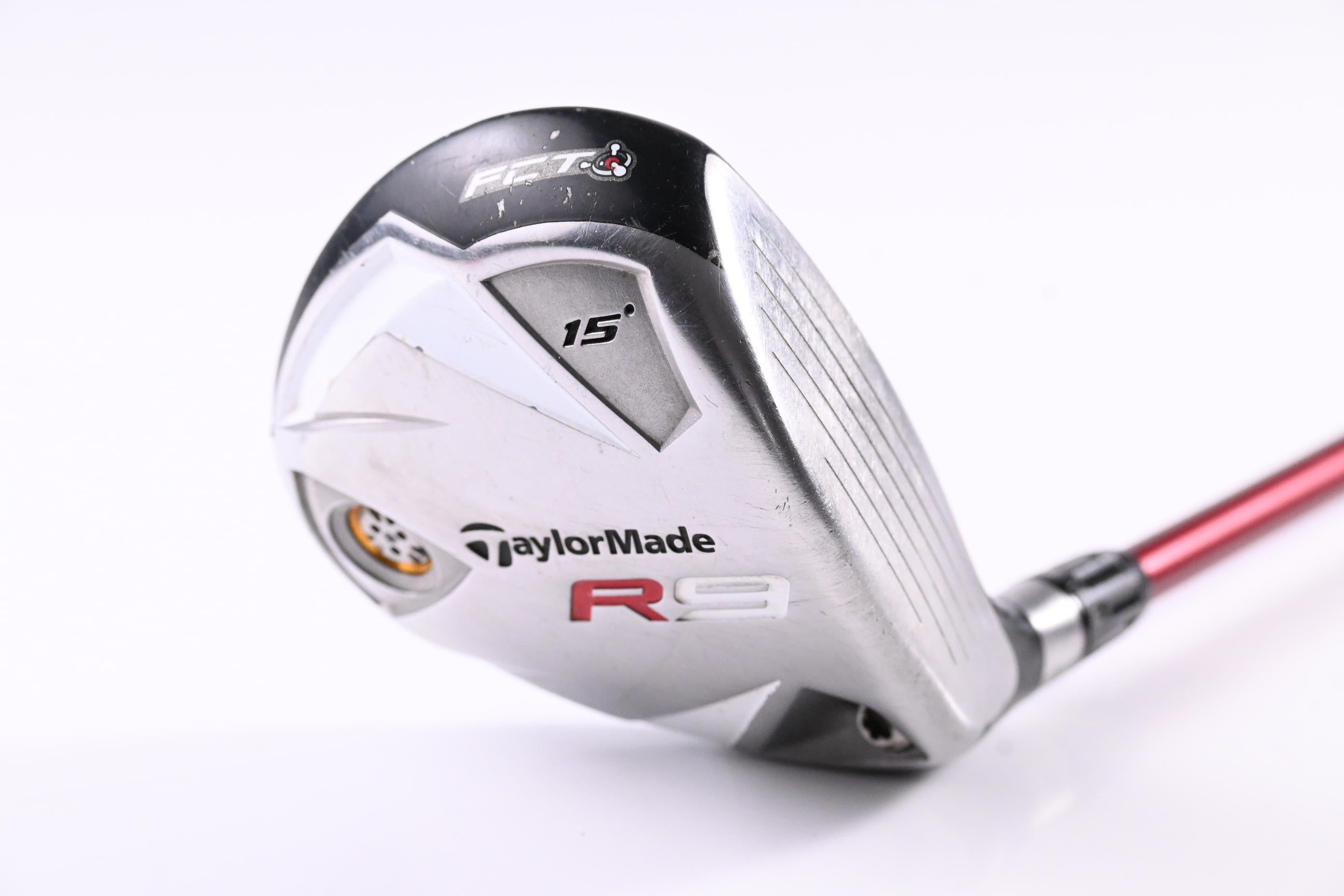 Taylormade R9 #3 Wood / 15 Degree / Stiff Flex Fujikura Motore 70 Shaft