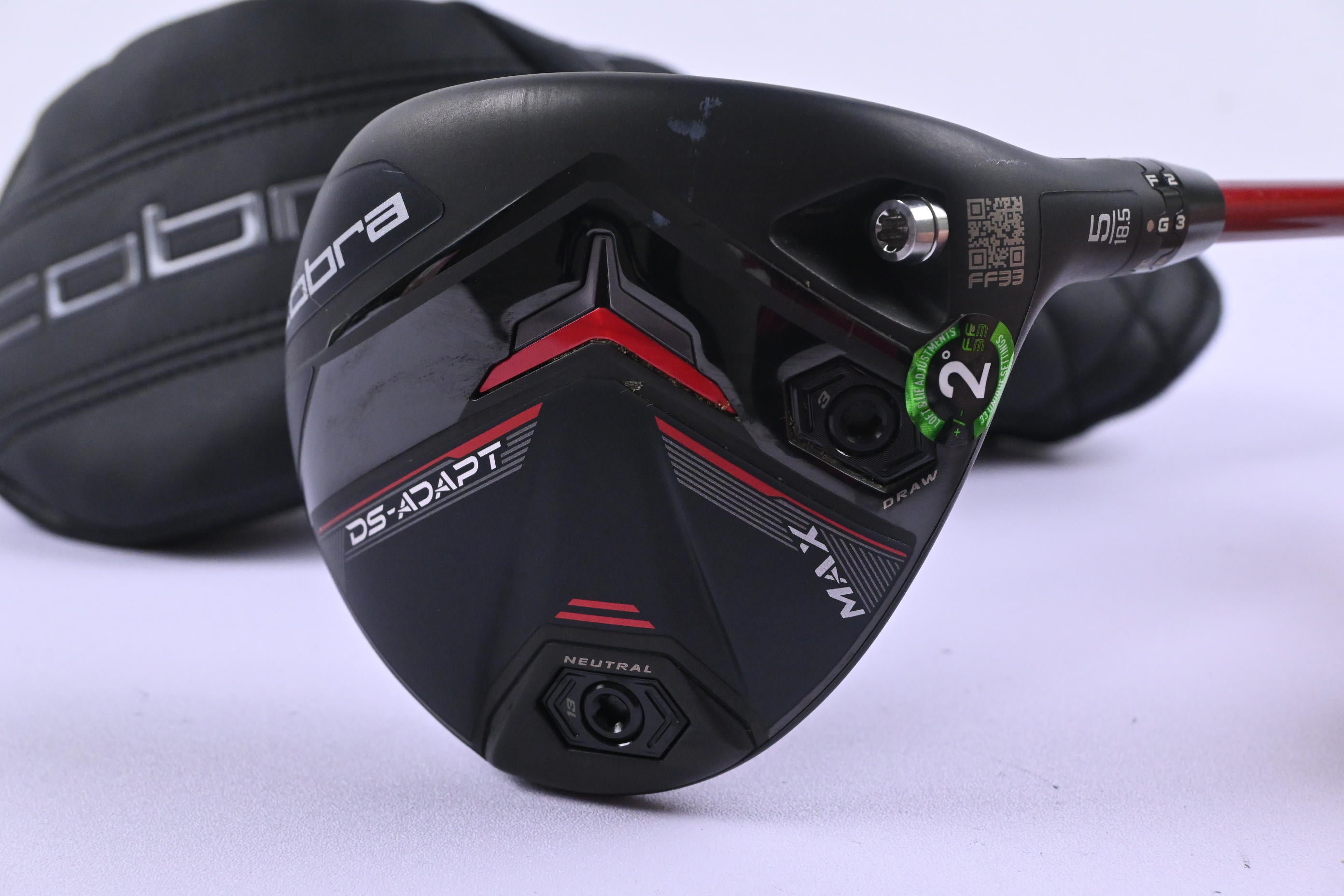 Cobra DS-Adapt Max #5 Wood / 18.5 Degree / Regular Flex Project X Denali Red 50