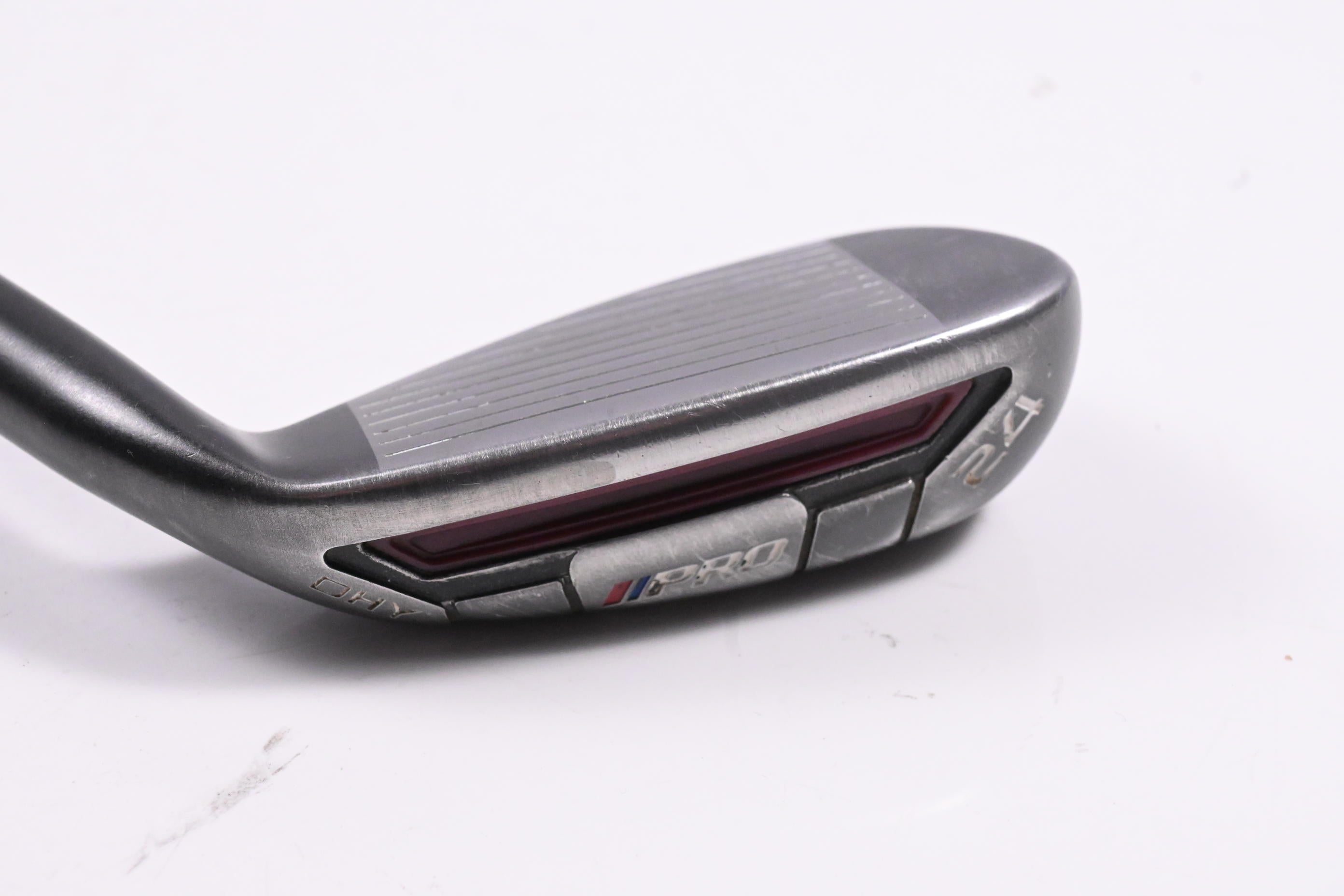 Left Hand Adams Pro DHY #5 Iron / 24 Degree / Stiff Flex Aldila RIP 65 Shaft
