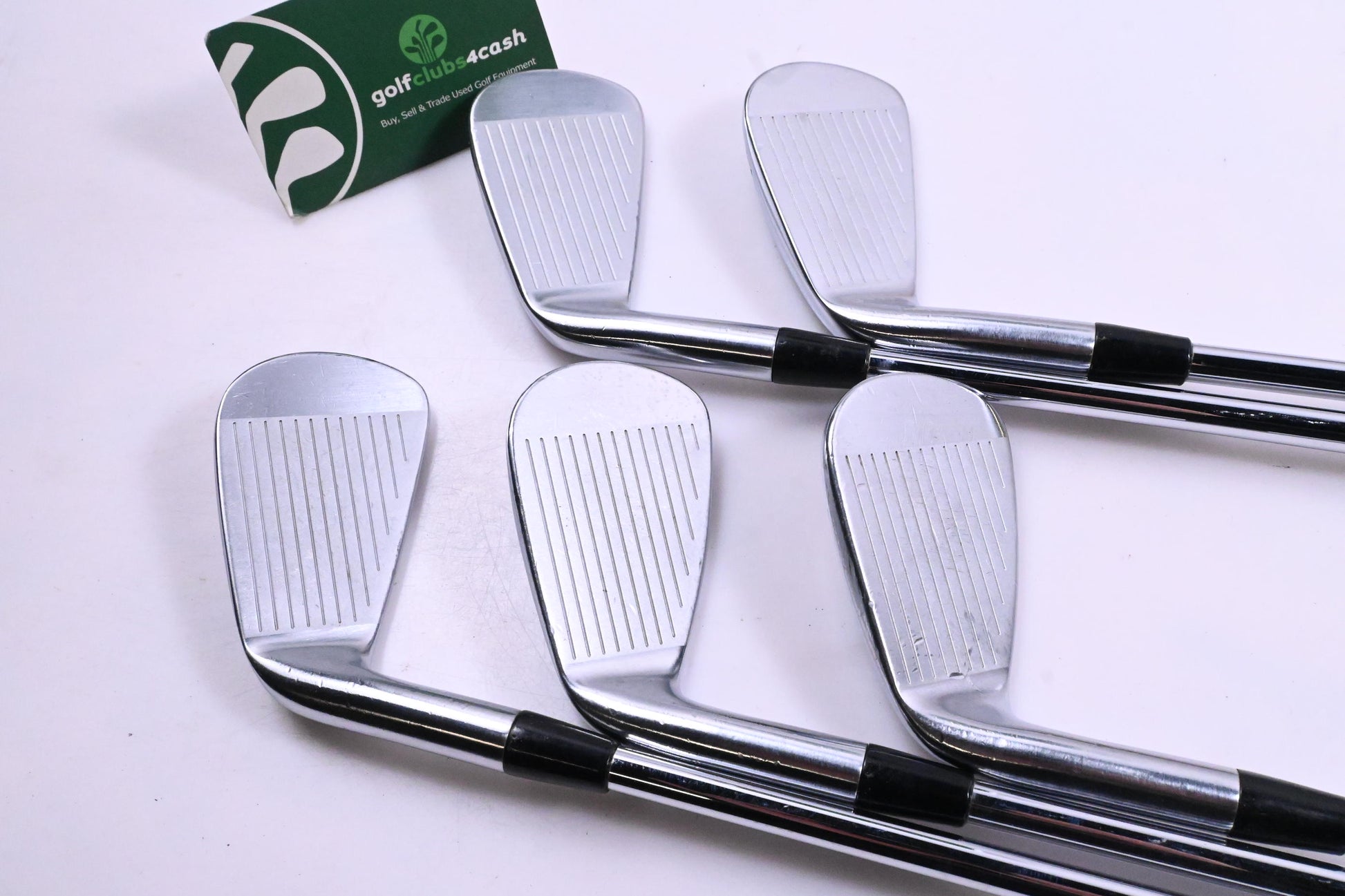 Titleist 718 CB Irons / 5-9i / Stiff Flex Steel Shafts / No Shaft Bands