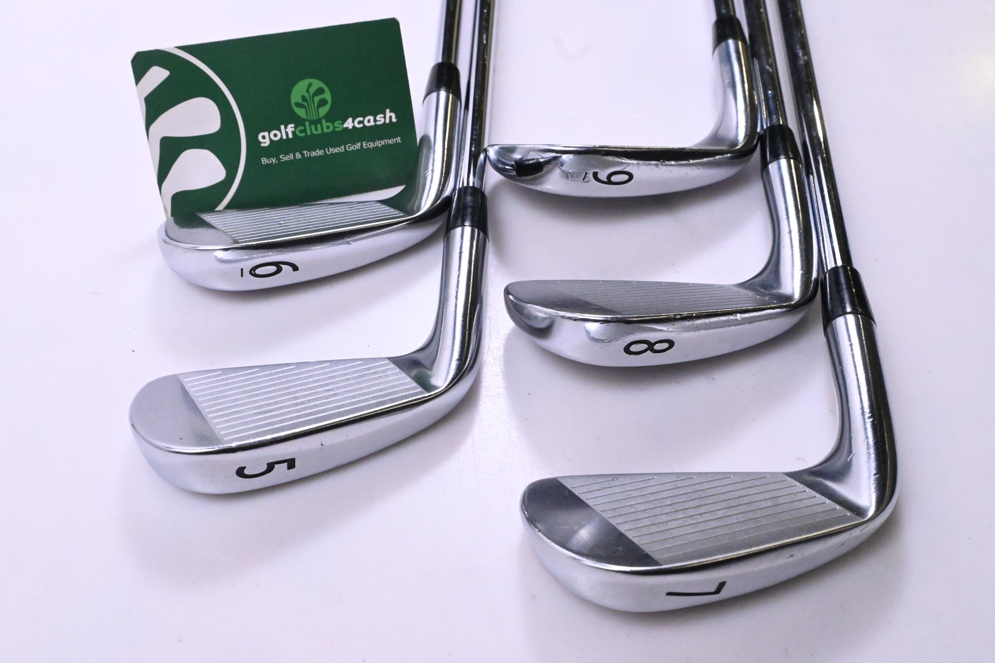 Titleist 718 CB Irons / 5-9i / Stiff Flex Steel Shafts / No Shaft Bands
