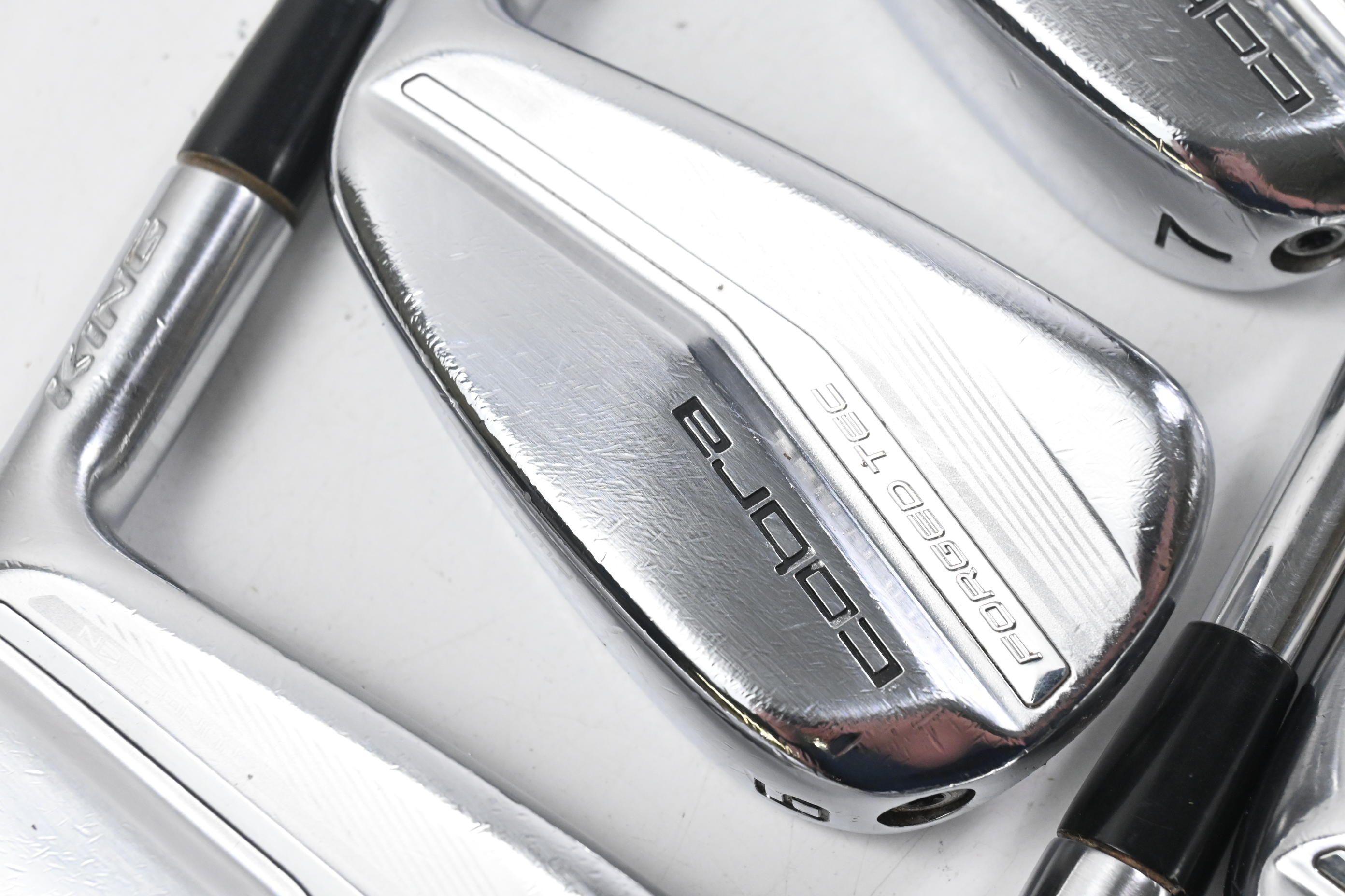 Cobra Forged Tec 2022 Irons / 5-PW / Stiff Flex KBS Tour 90 Shafts