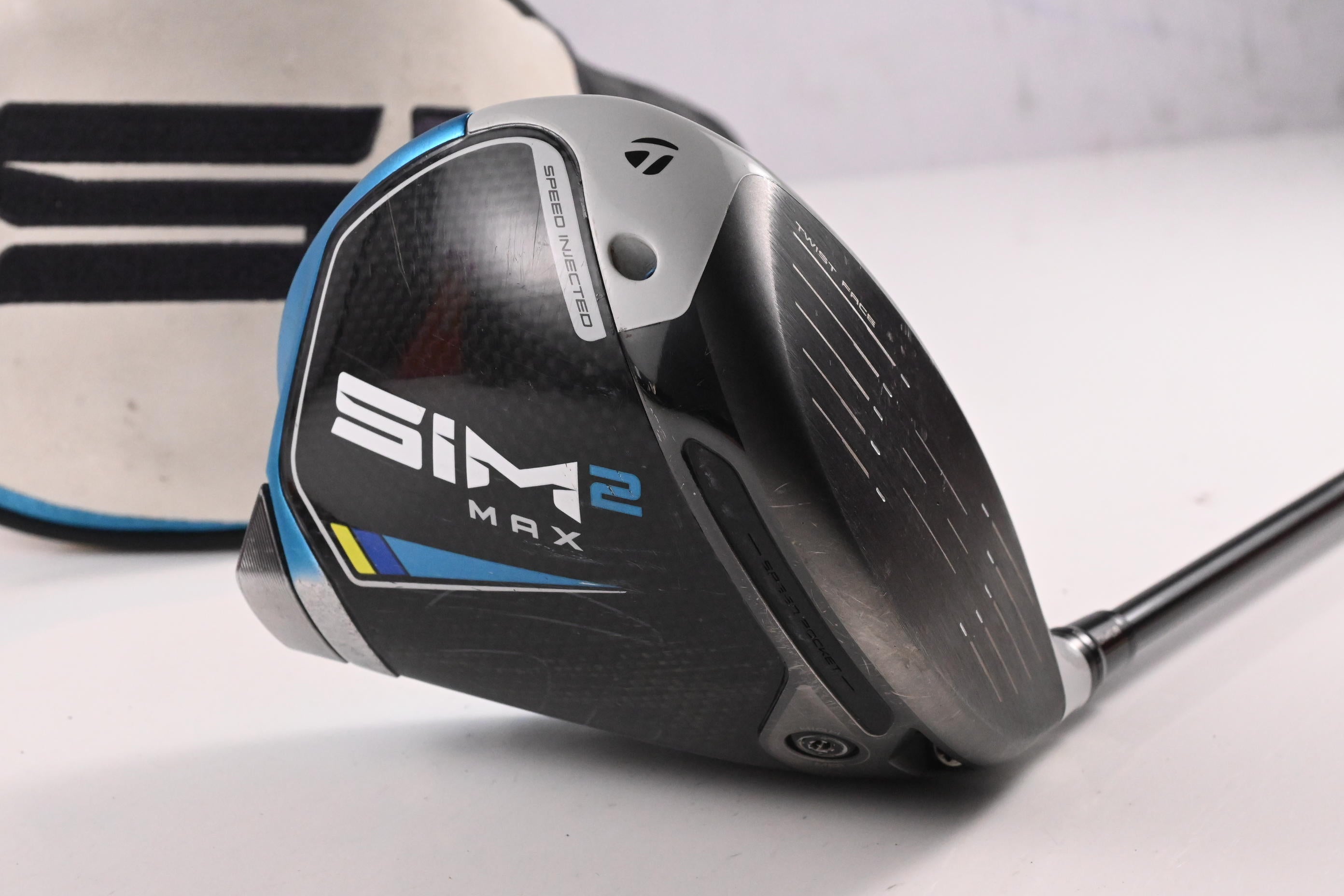Taylormade SIM2 Max Driver / 9 Degree / Regular Flex Tensei AV RAW Blue 60 Shaft