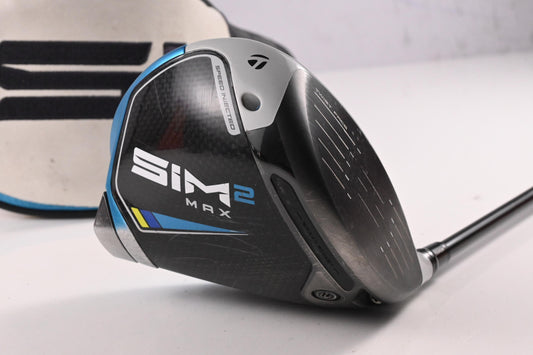 Taylormade SIM2 Max Driver / 9 Degree / Regular Flex Tensei AV RAW Blue 60 Shaft
