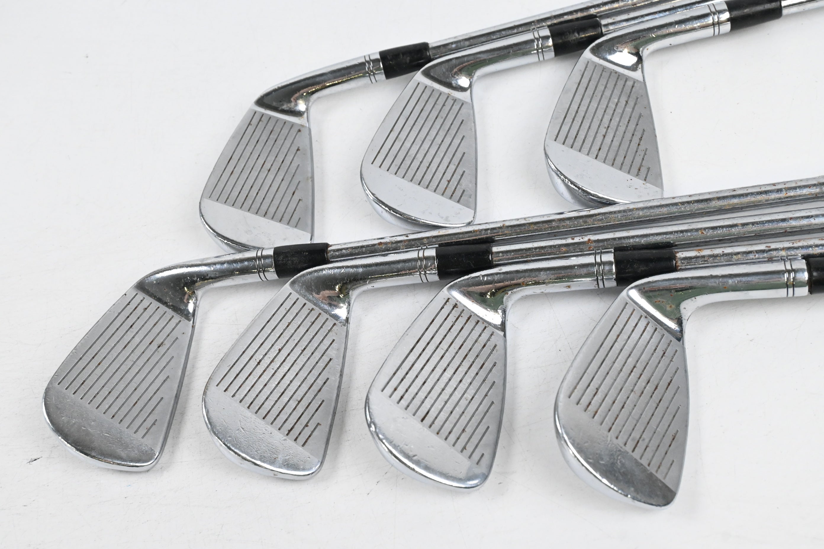 Left Hand Titleist 735.CM Irons / 3-9i / Stiff Flex Dynamic Gold S300 Steel Shafts