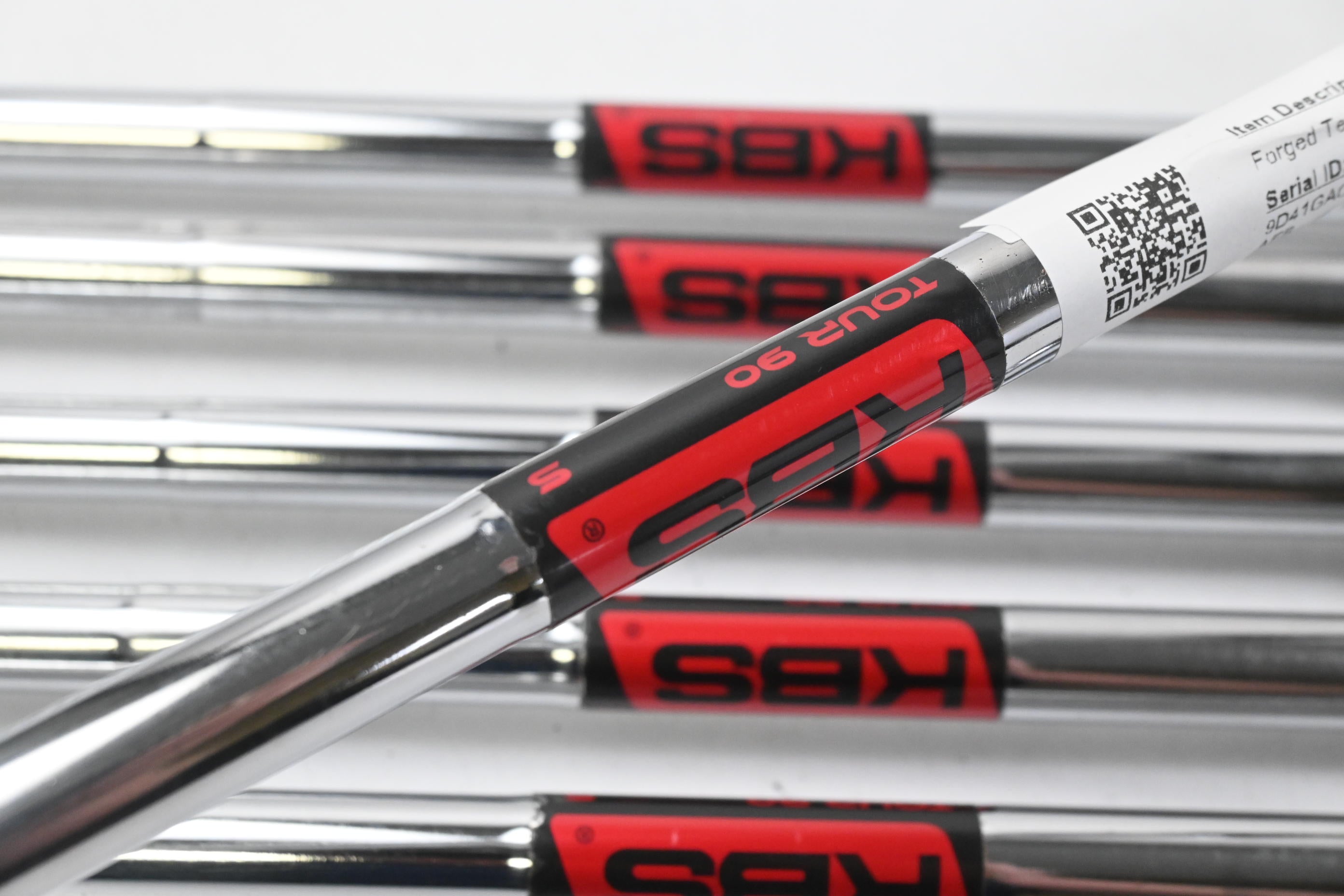 Cobra Forged Tec 2022 Irons / 5-PW / Stiff Flex KBS Tour 90 Shafts