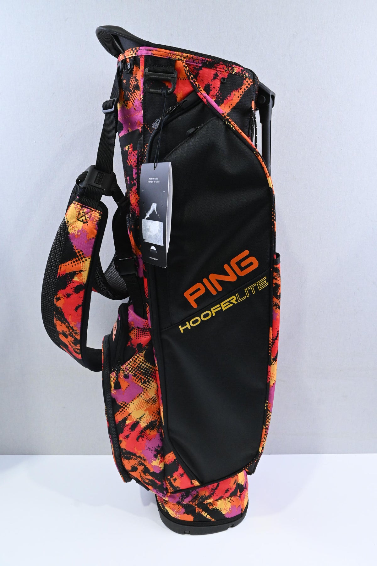 Ping Hoofer Lite Stand Bag / 4-Way / Orange, Pink, Black