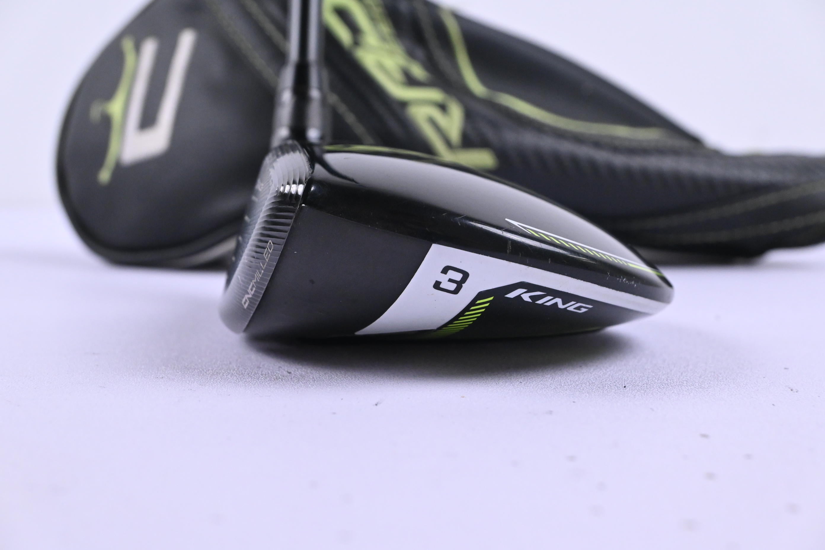Left Hand Cobra King Radspeed #3 Wood / 14.5 Degree / Stiff Flex Aldila NV Blue